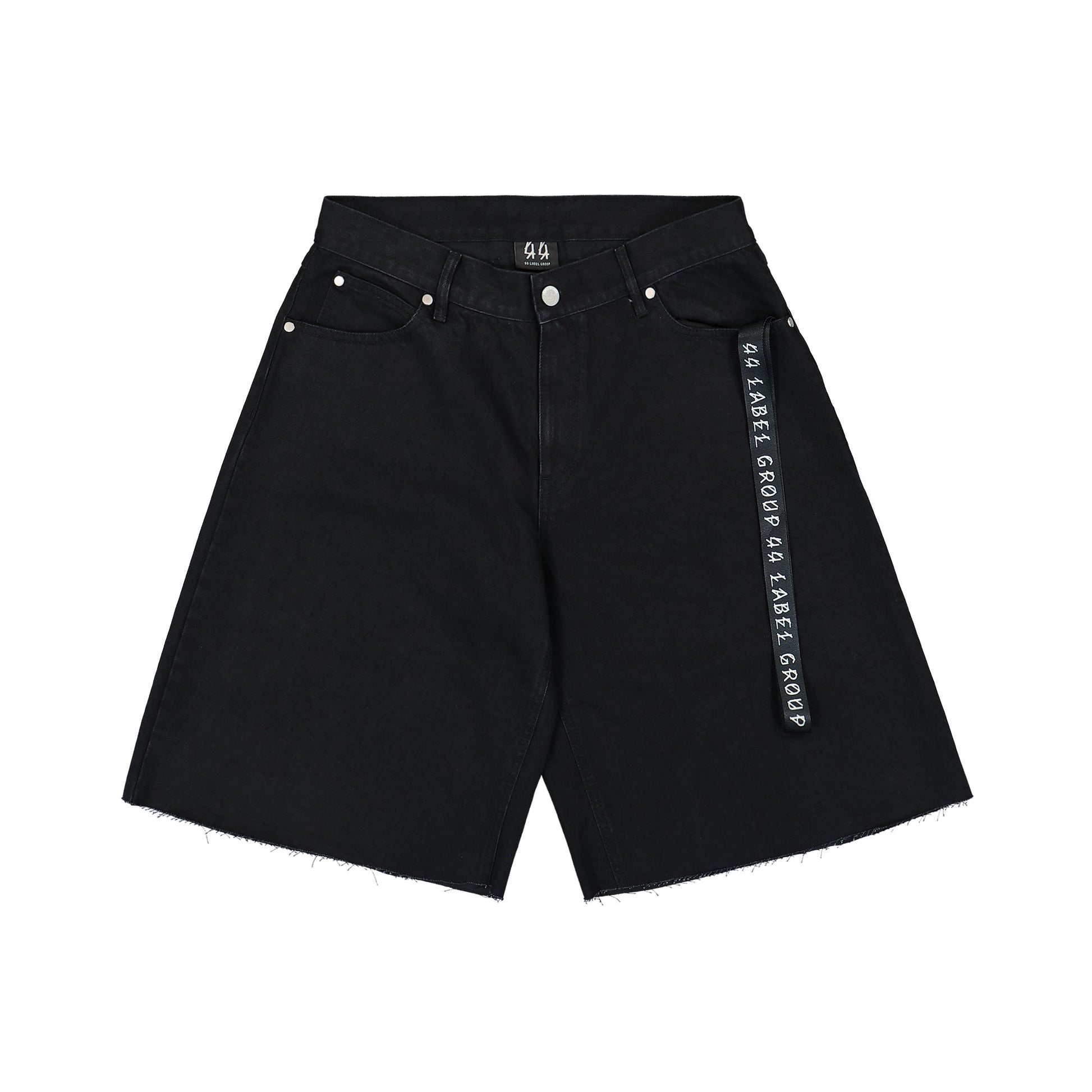 44 Label Group Pappas Short LNYRD Black Denim Tex 4 Black Detail view 1 | Gate