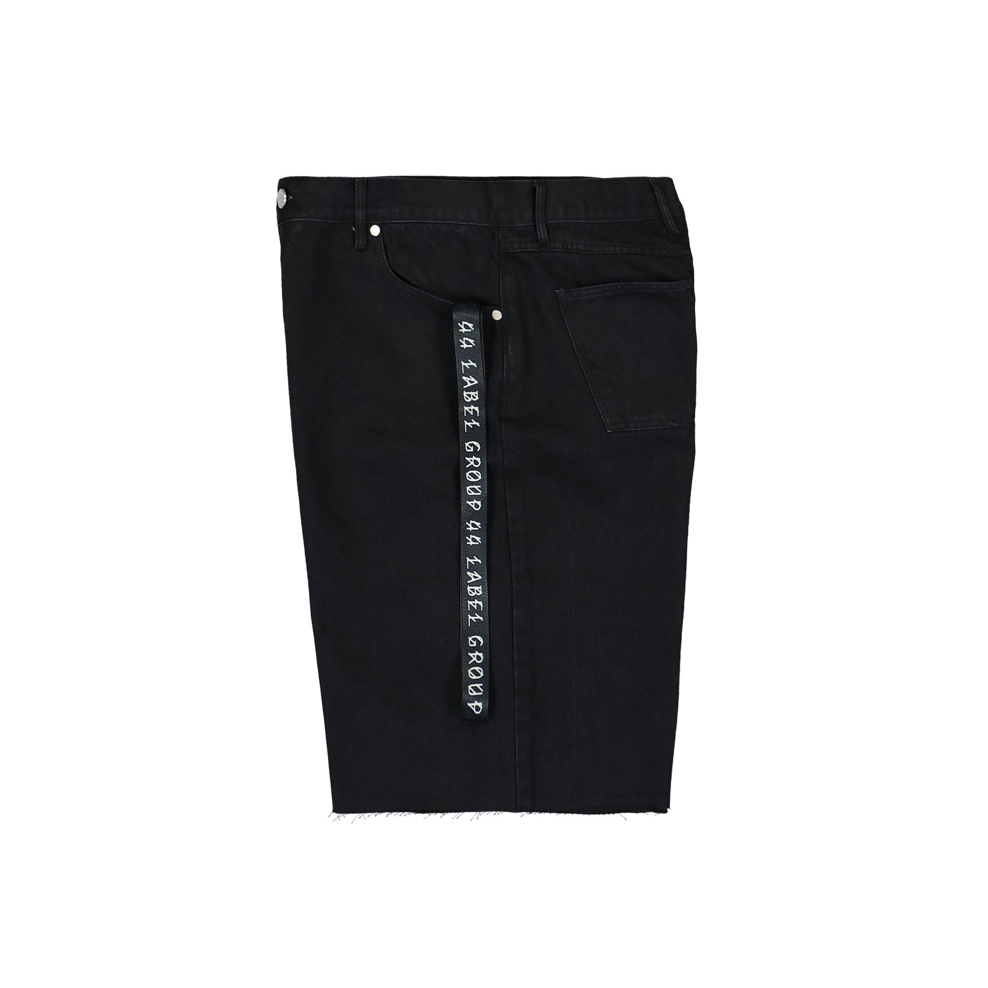 44 Label Group Pappas Short LNYRD Black Denim Tex 4 Black Detail view 4 | Gate
