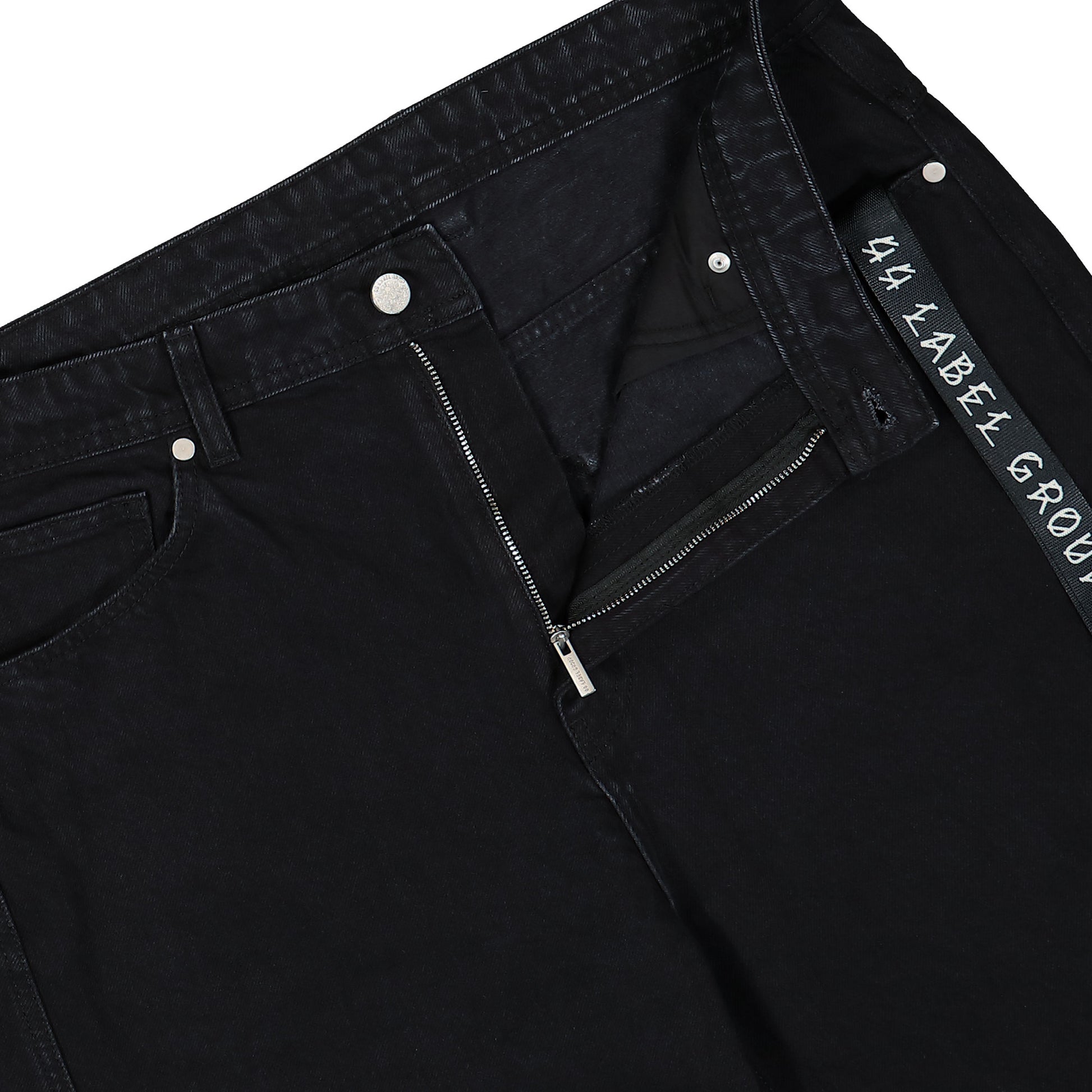 44 Label Group Pappas Pant LNYRD Black Denim Tex 4 Black Detail view 4 | Gate