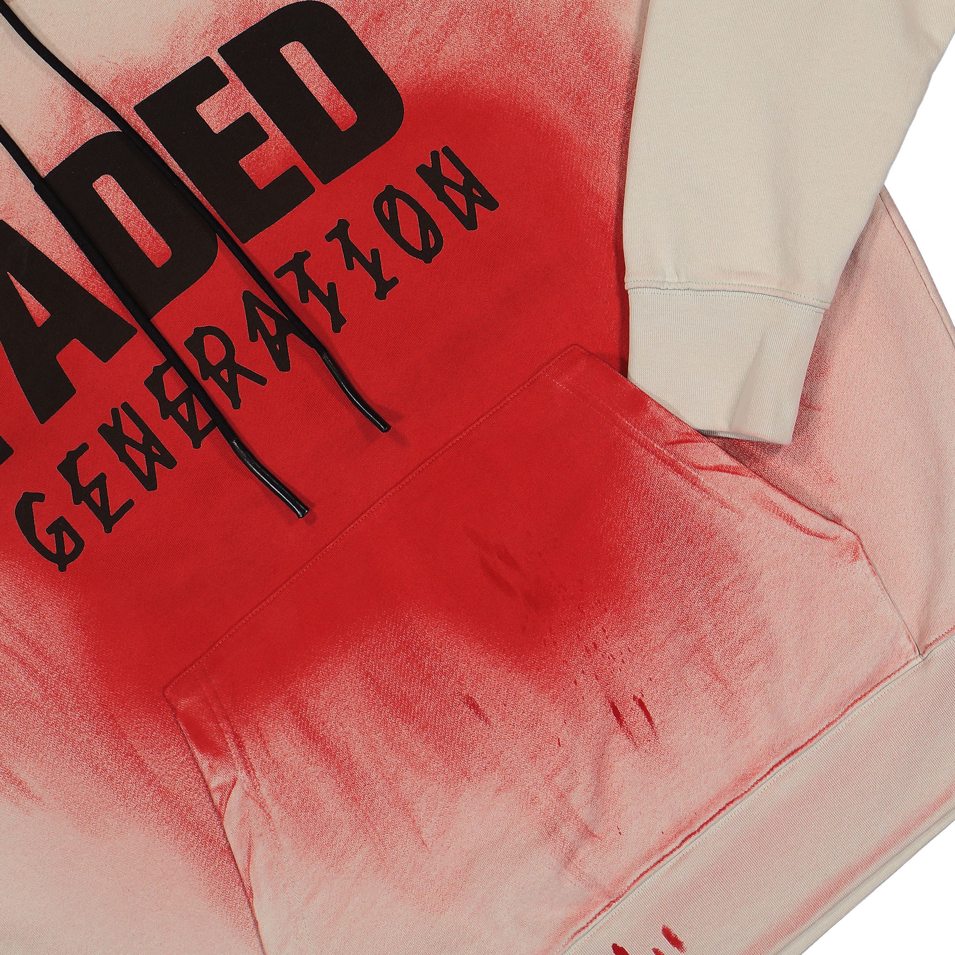 44 Label Group Hoodie New FD44 Red Detail view 4 | Gate