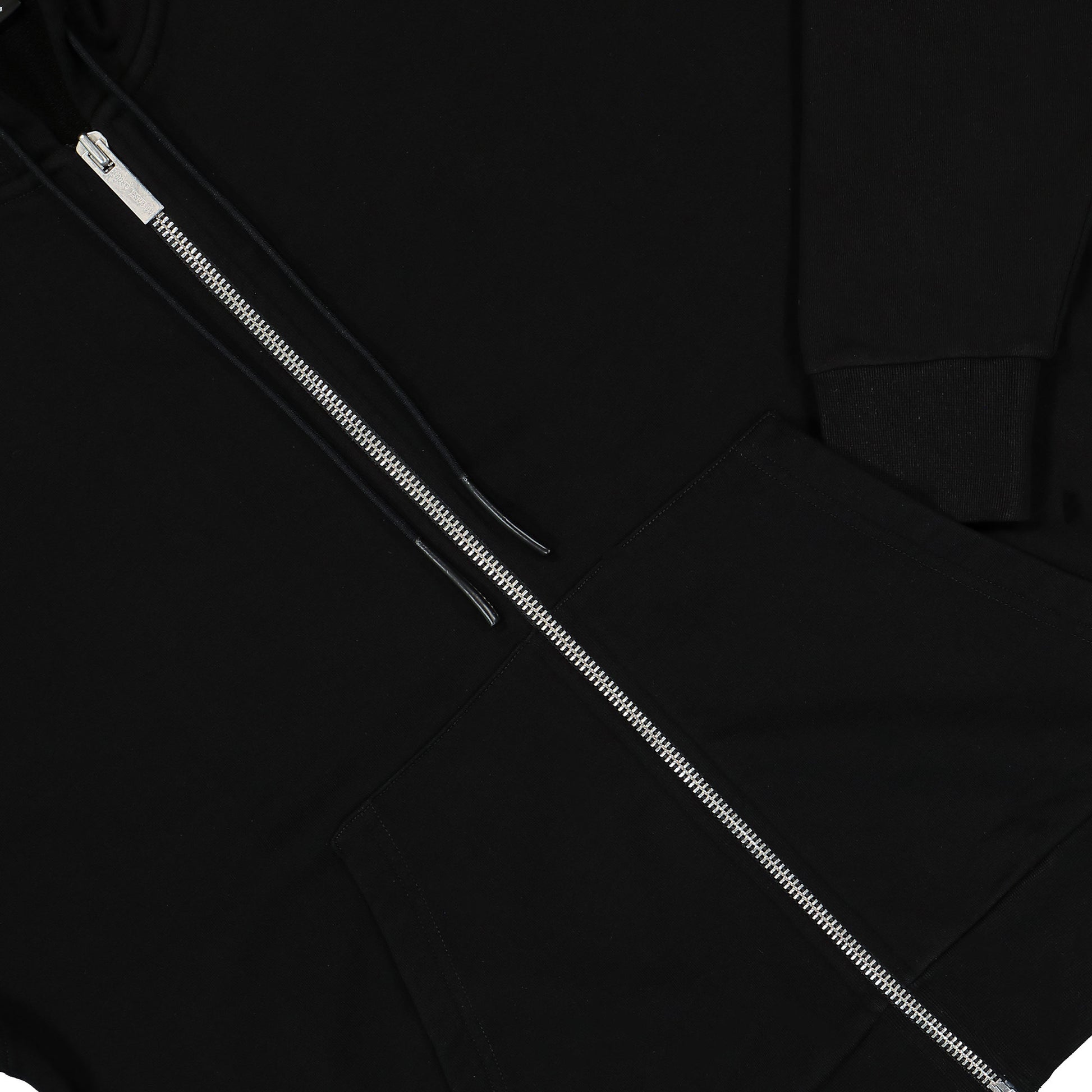 44 Label Group Zip Hoodie New FD44 Black Detail view 4 | Gate