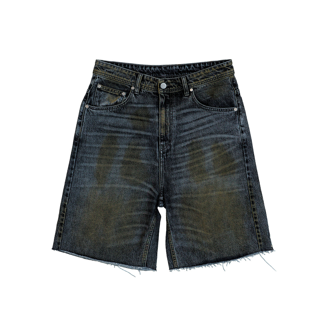 44 Label Group 5 Pkt Soil Wide Leg Shorts DMTH Greencast + Heavy Dirty Dmth Shorts B0030659-FA685-P786 Detail View 1 | GATE