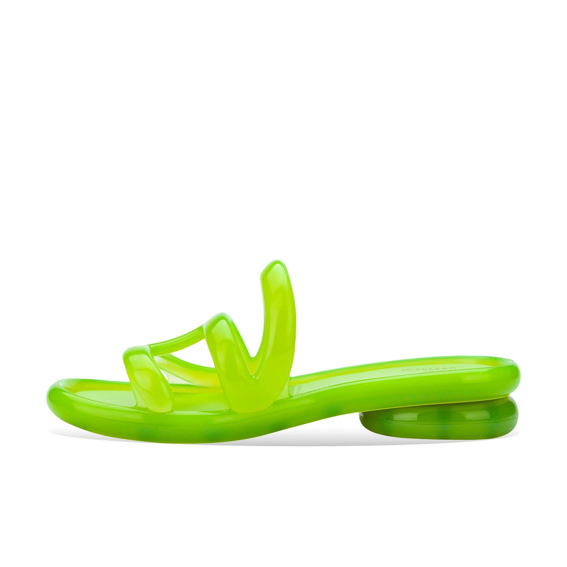 Telfar Jelly Slide Green Slides Detail view 1 | Gate