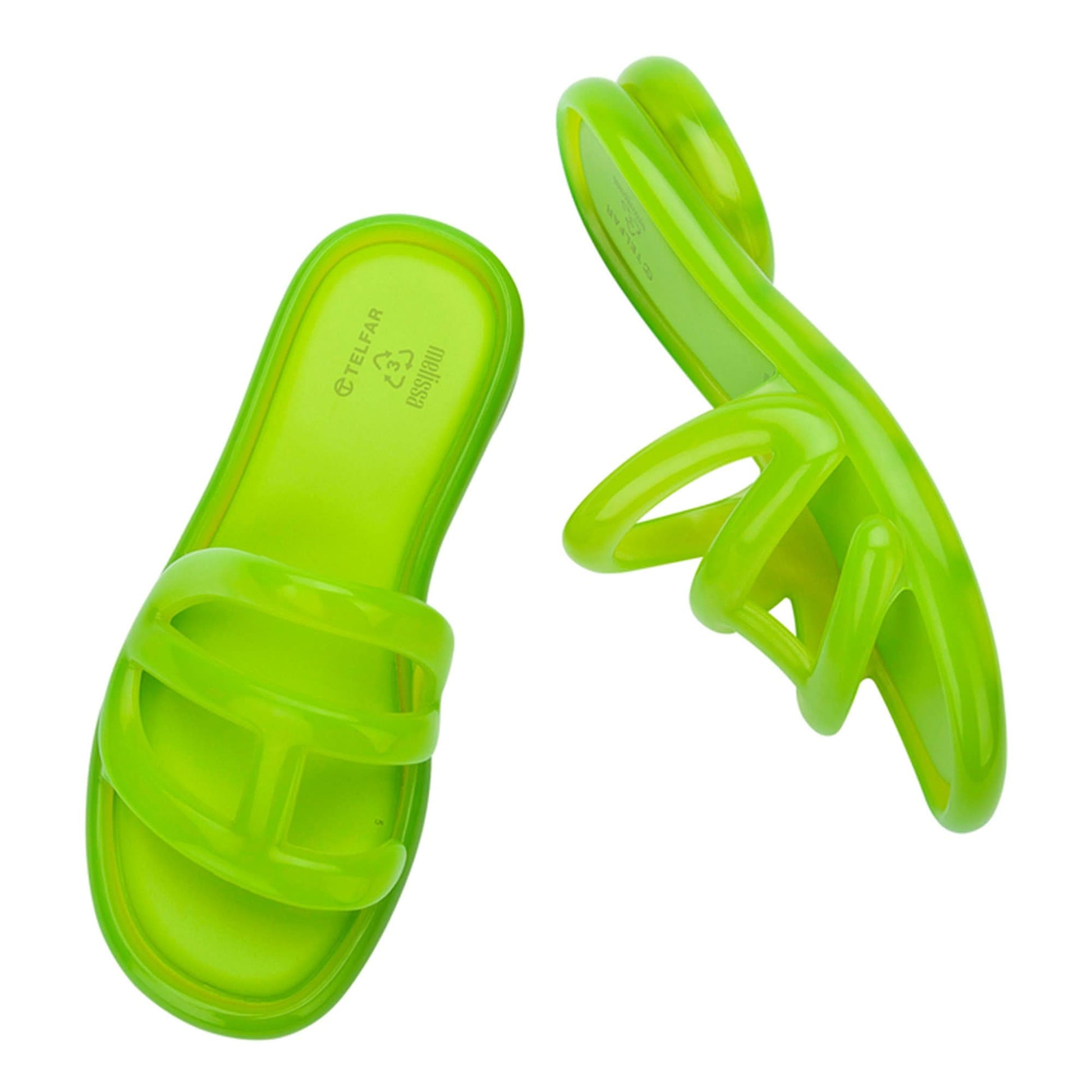 Telfar Jelly Slide Green Slides Detail view 7 | Gate
