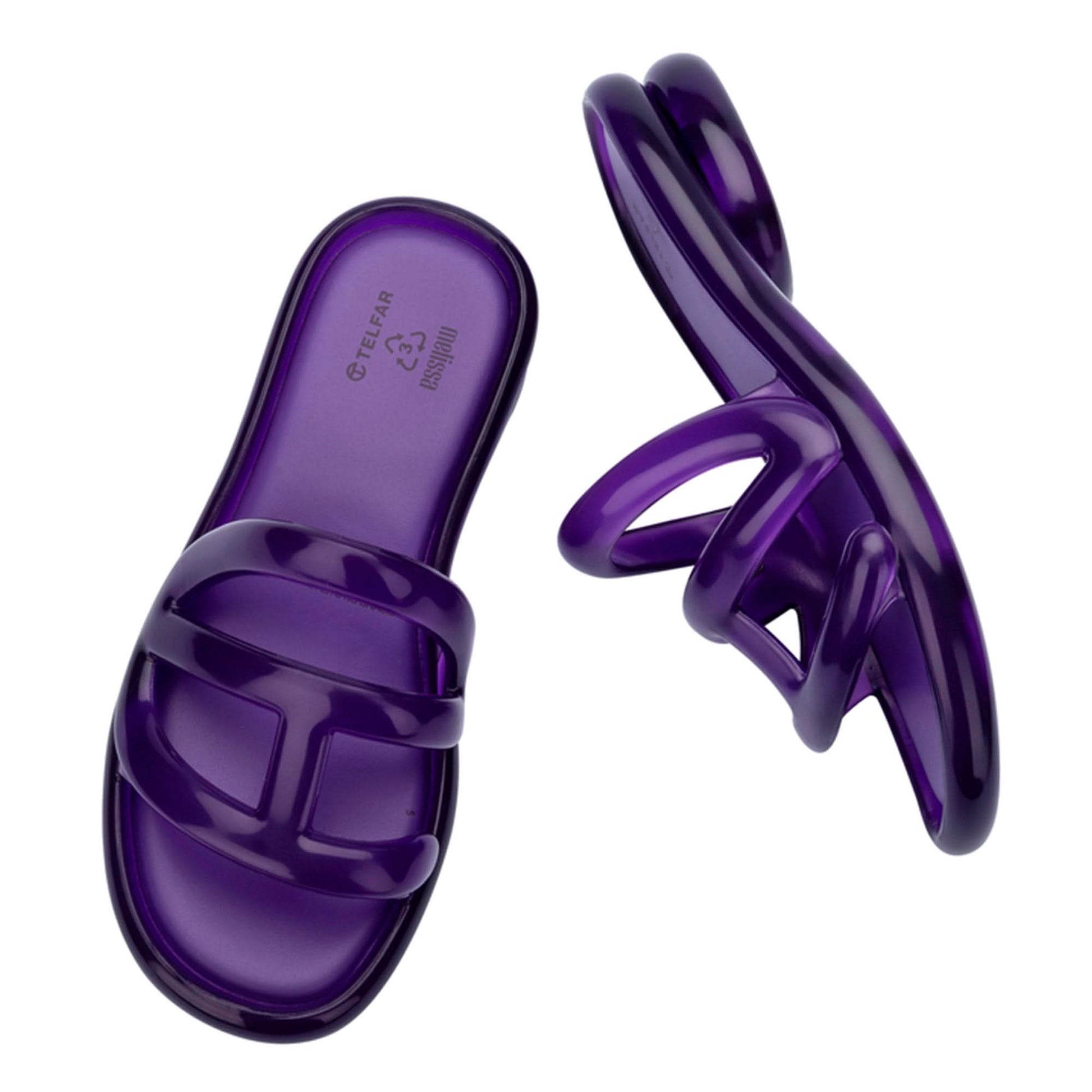 Telfar Jelly Slide Purple Slides Detail view 5 | Gate