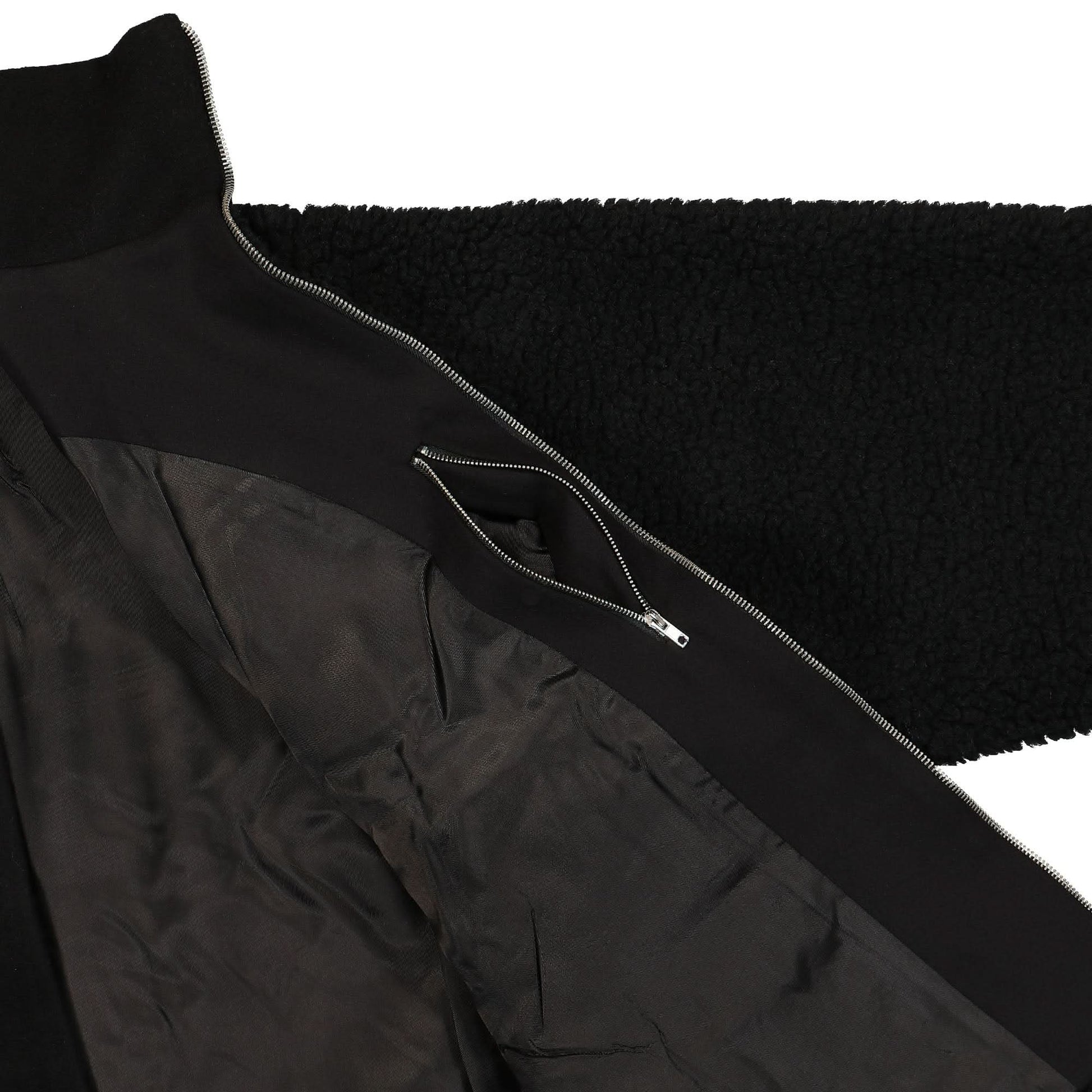 GmbH Bernt Fleece Jacket With Bellow Pockets Black Detail view 5 | Gate