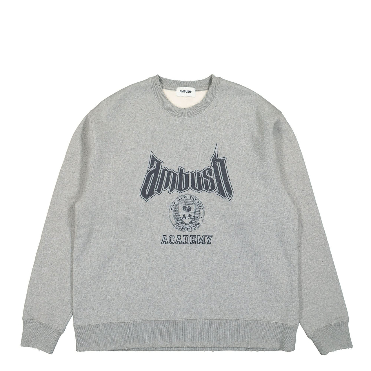Ambush Academy Crewneck Grey Detail view 1 | Gate