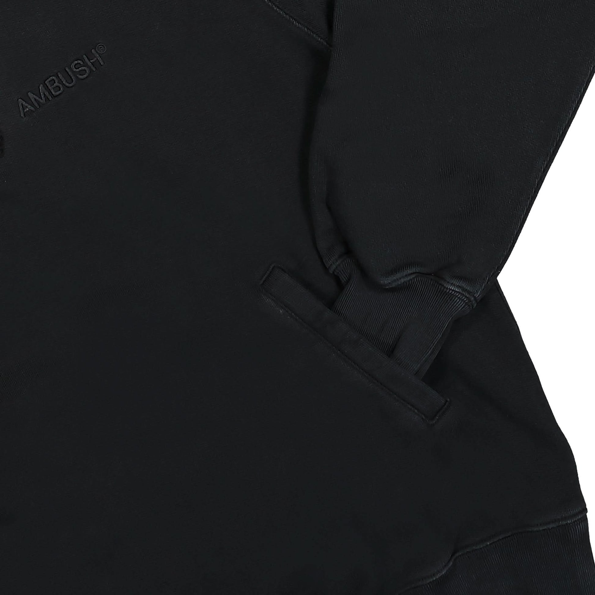 Ambush Ballchain Hoodie Black Detail view 4 | Gate