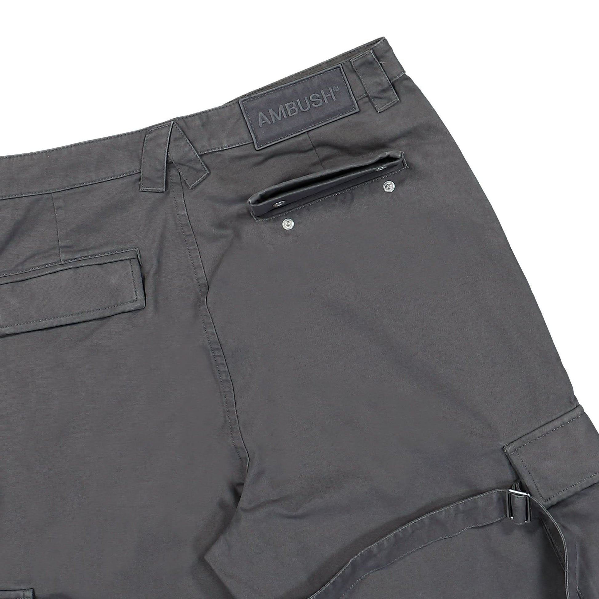 Ambush Relaxed Fit Cargo Pants Grey Detail view 5 | Gate