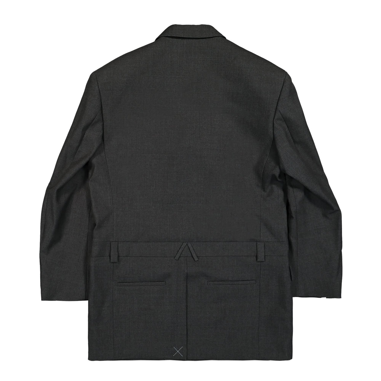 Ambush Front Belted Over Blazer Grey Detail view 1 | Gate