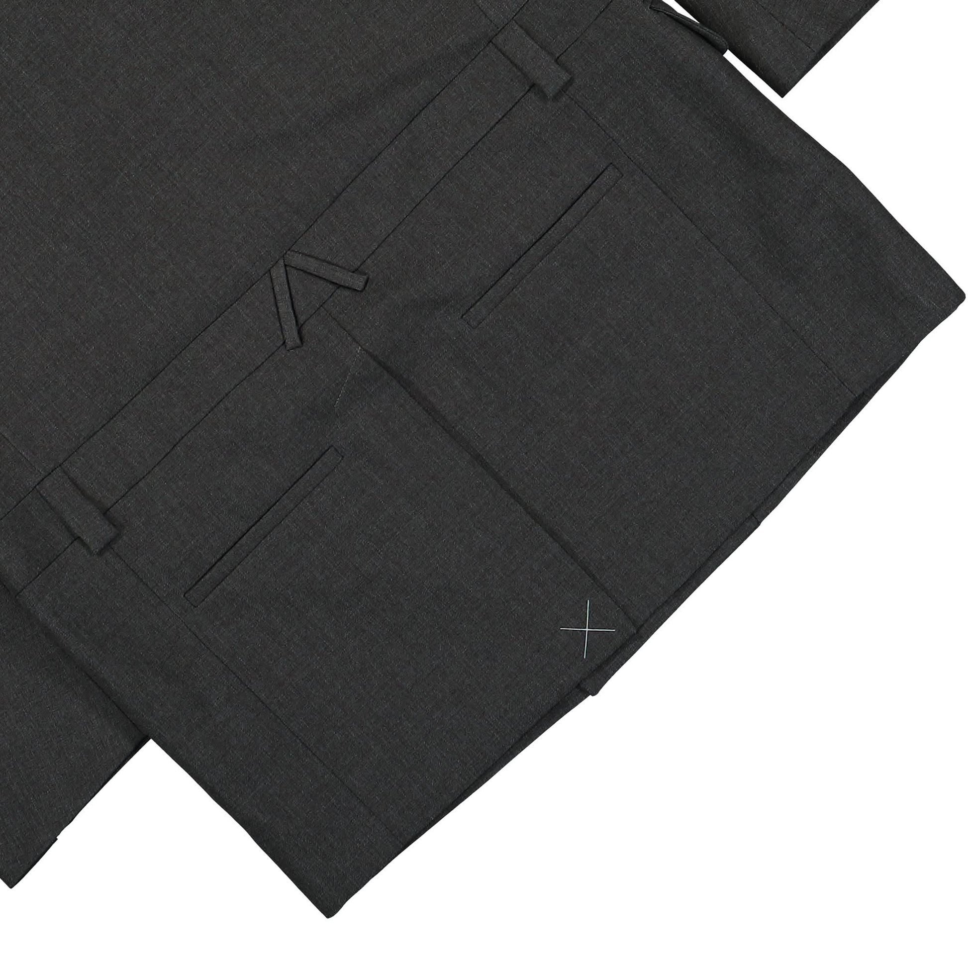 Ambush Front Belted Over Blazer Grey Detail view 6 | Gate