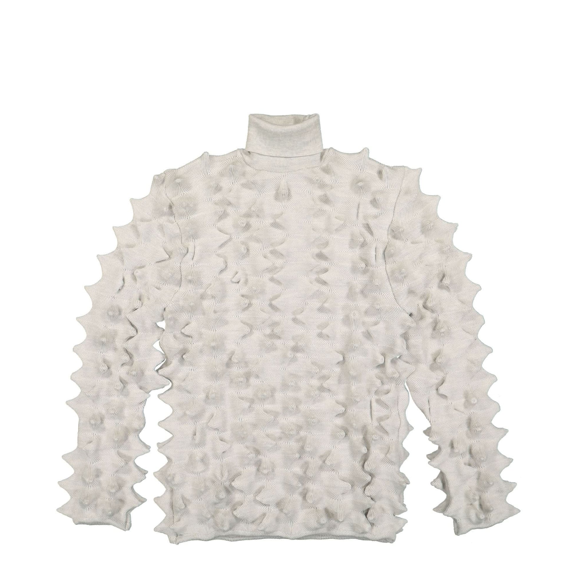 Ambush Spikes Turtleneck Grey Detail view 1 | Gate