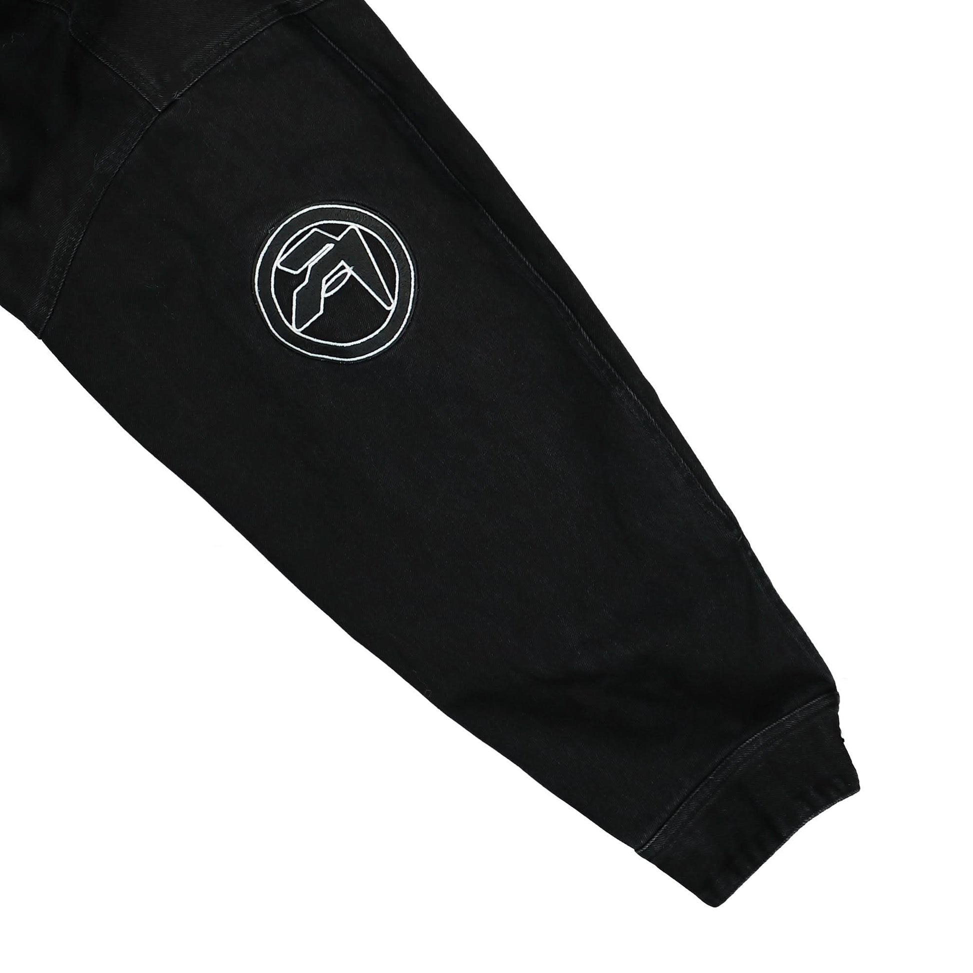 Ambush Patch Denim Bomber Black Detail view 6 | Gate