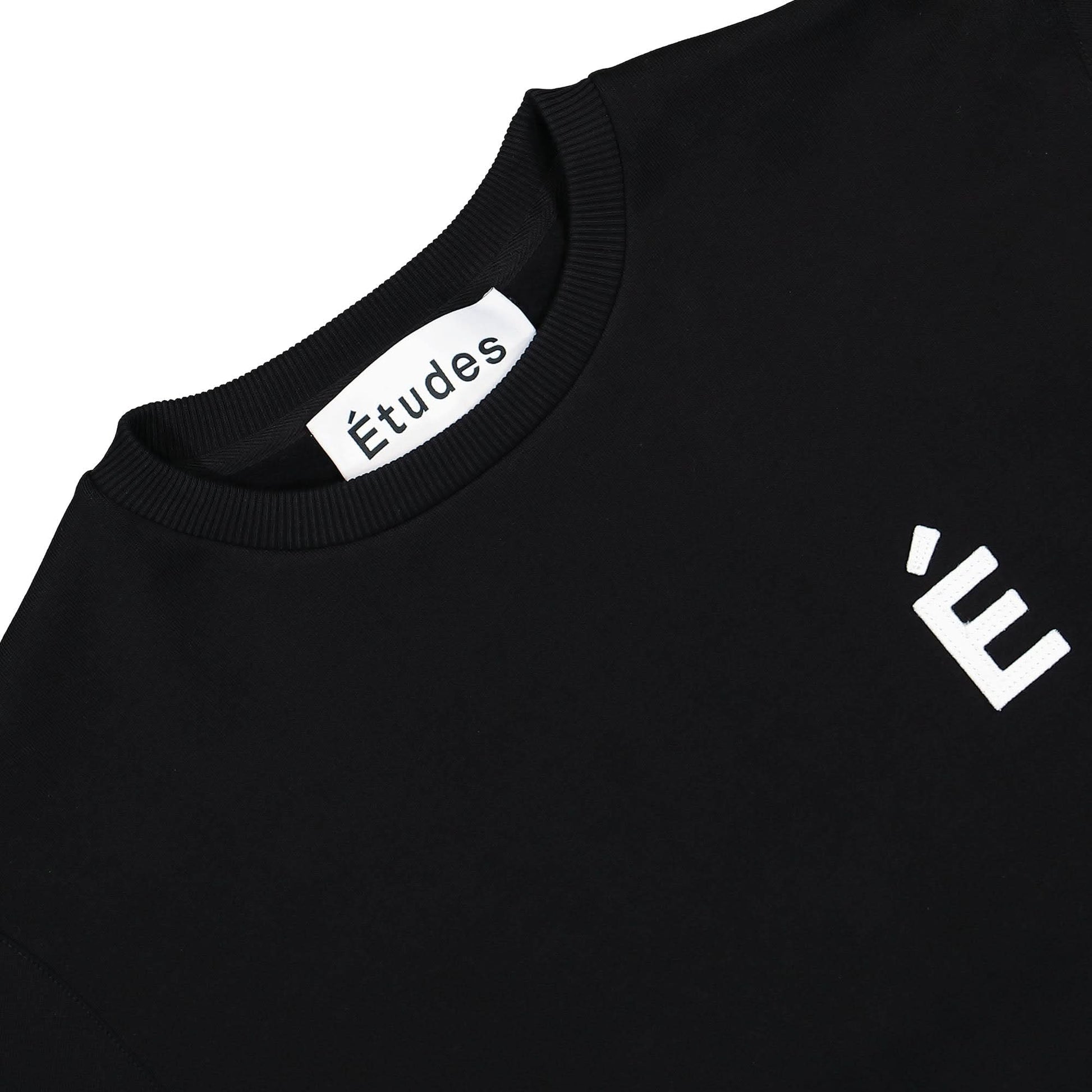 Études Studio Story Patch Sweatshirt Black Detail view 3 | Gate