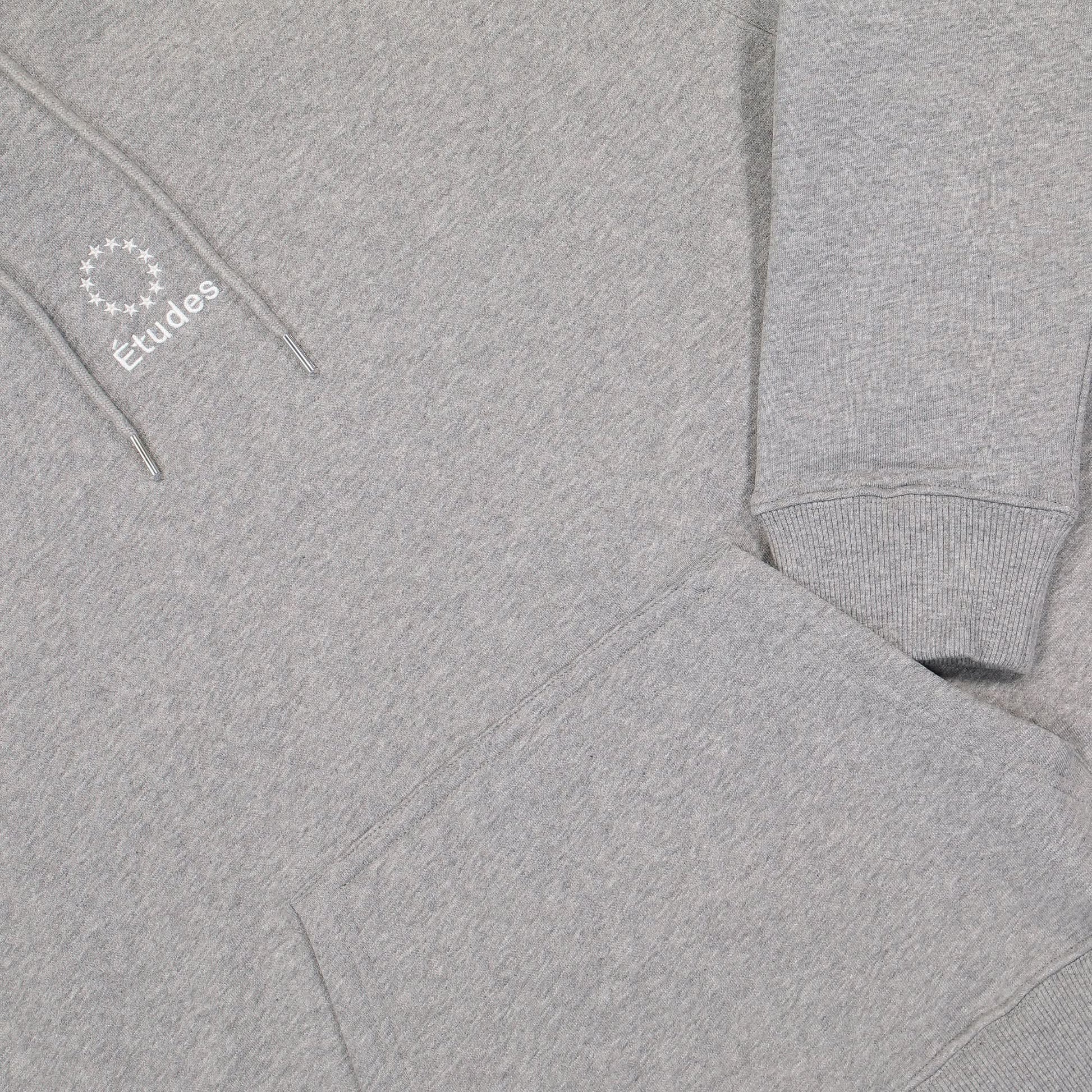 Études Studio Klein Logo Hoodie Grey Detail view 4 | Gate