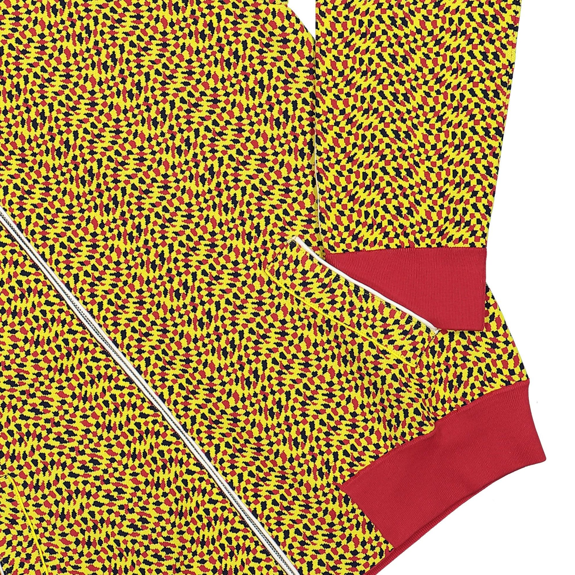 Marni Cardigan Jacquard Tracksuit Yellow Detail view 4 | Gate