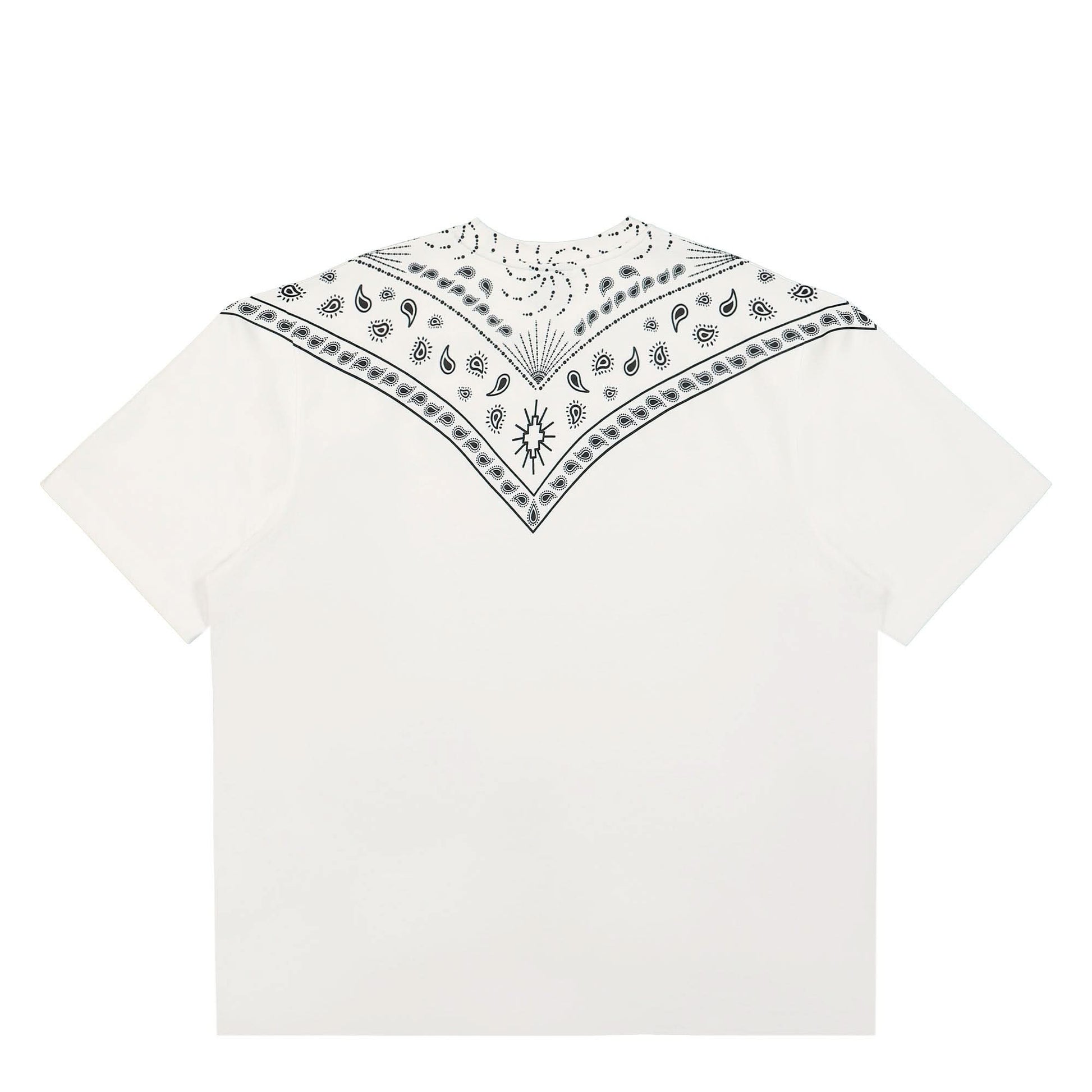 Marcelo Burlon - County of Milan Bandana Over T-Shirt White Detail view 2 | Gate