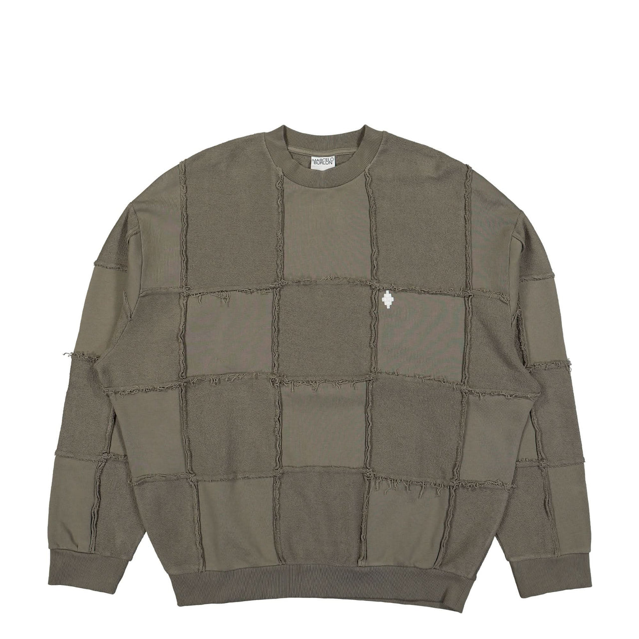 Marcelo Burlon - County of Milan Cross Inside Out Comfort Crew Green Detail view 1 | Gate