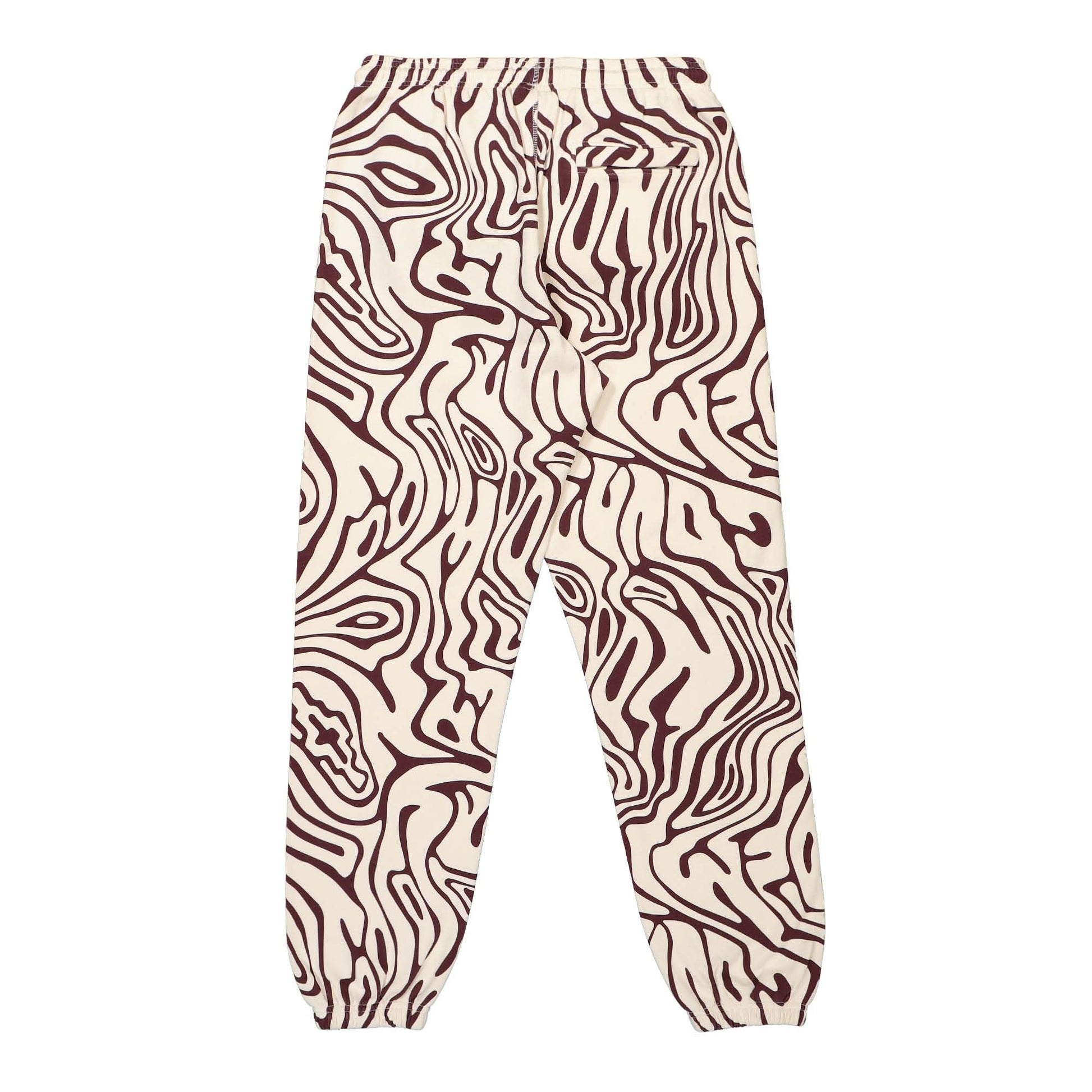 Marcelo Burlon - County of Milan AOP Fluid Relax Sweatpants Beige Detail view 2 | Gate