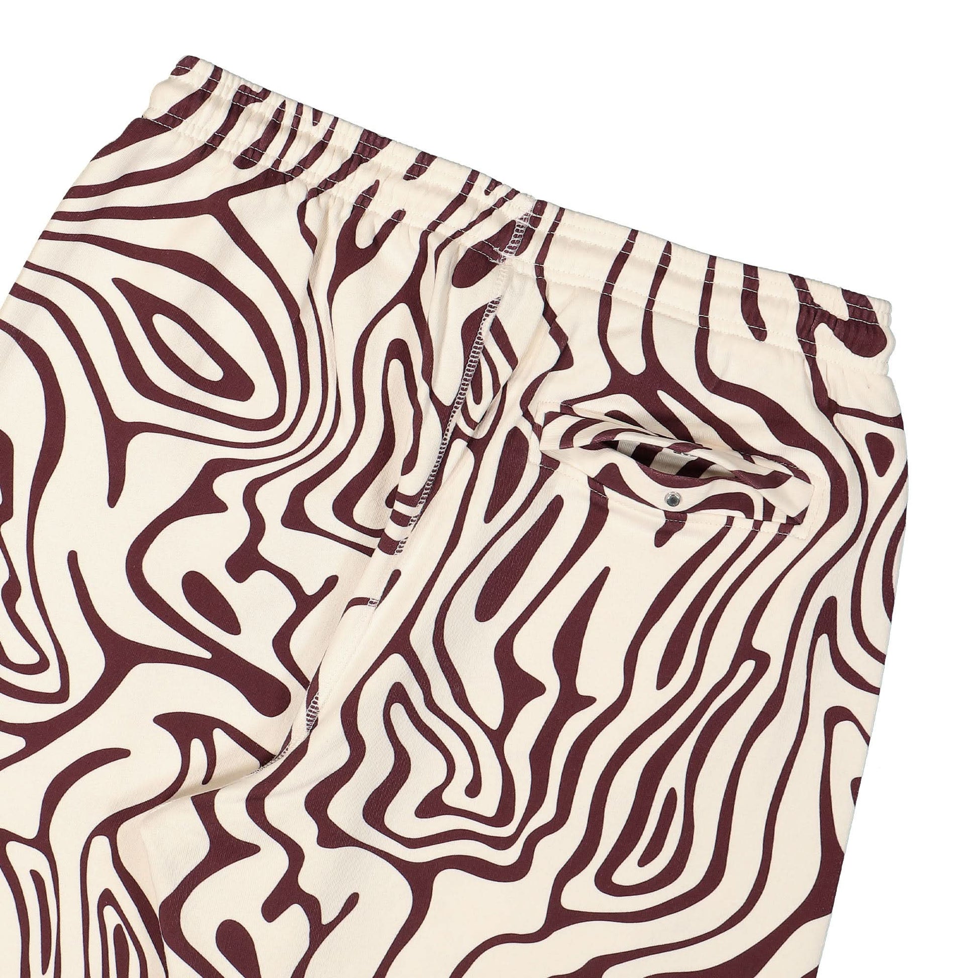 Marcelo Burlon - County of Milan AOP Fluid Relax Sweatpants Beige Detail view 5 | Gate