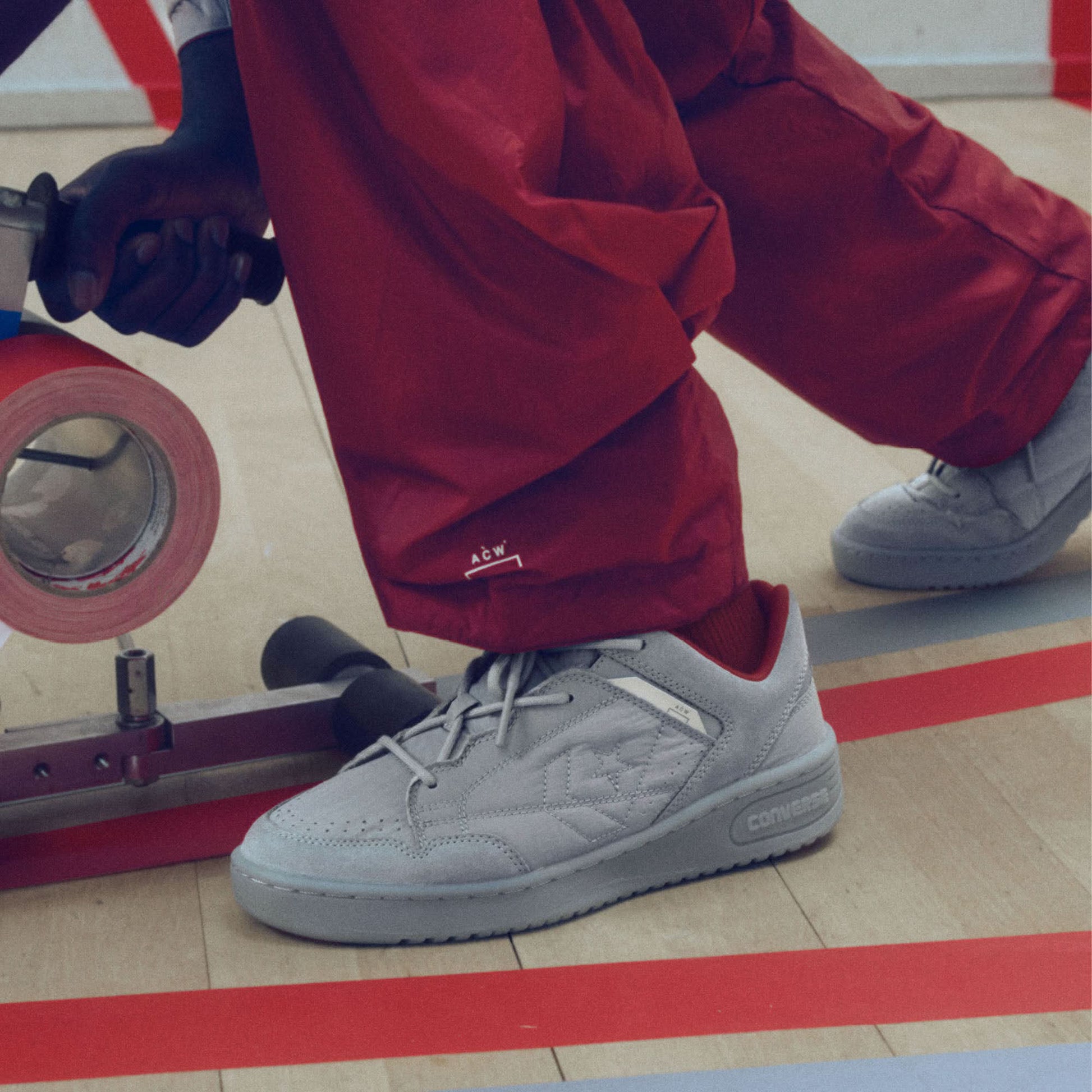 A COLD WALL Weapon OX Grey Sneaker Detail view 2 | Gate