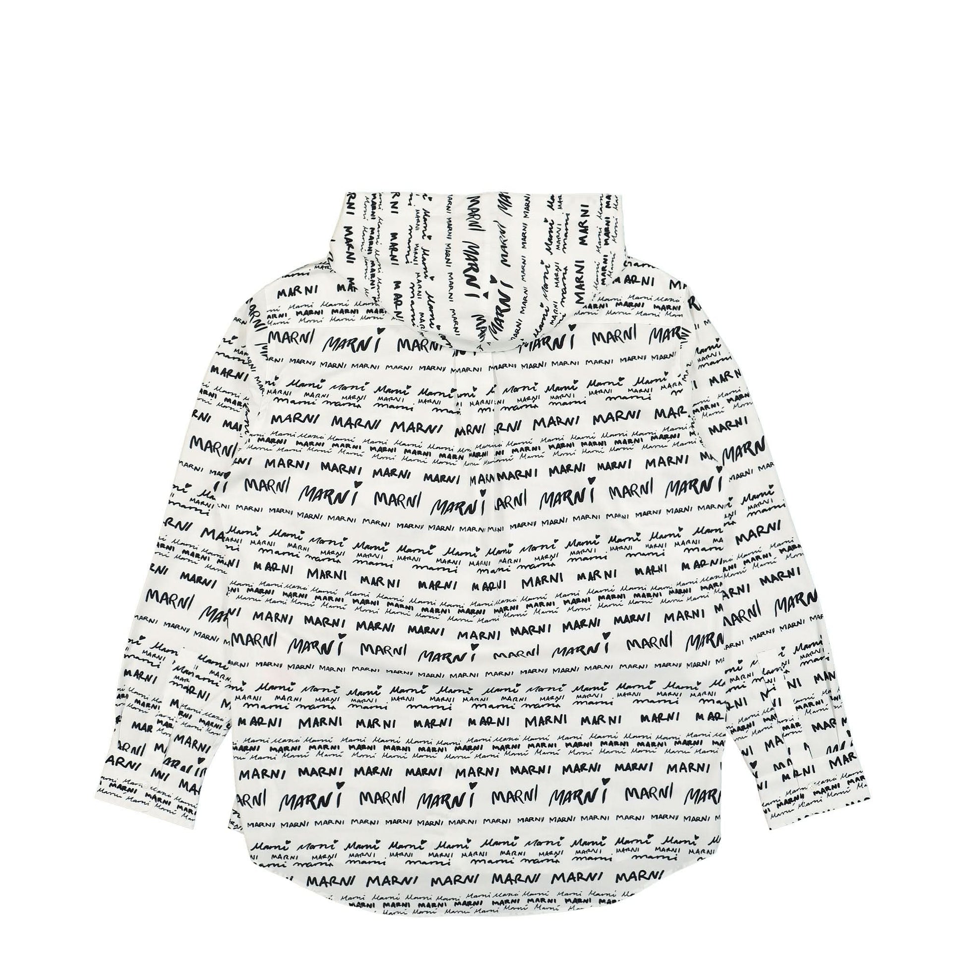 Marni Megamarni Popeline Shirt White Detail view 2 | Gate