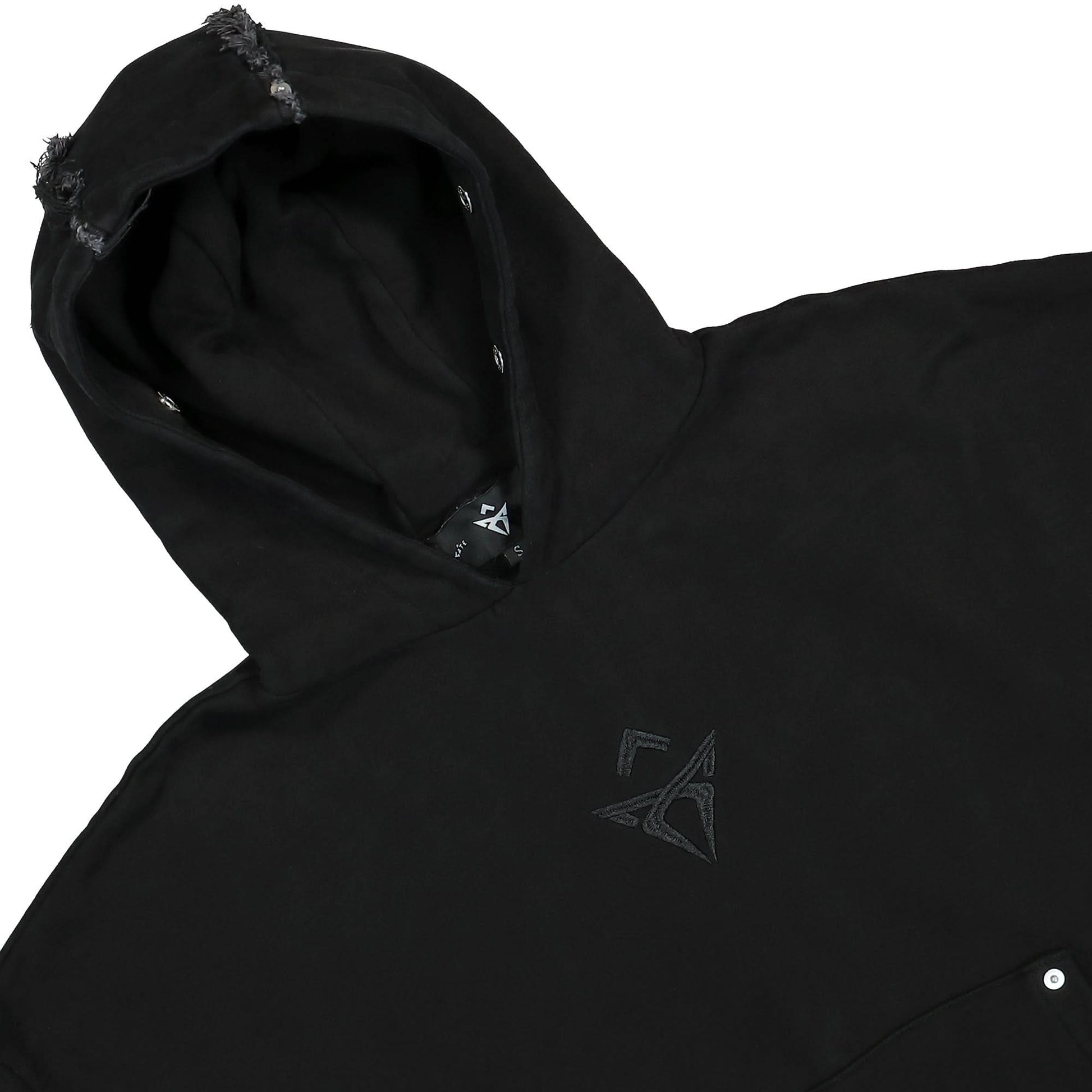 GATE Masked Hoodie Black Detail view 3 | Gate