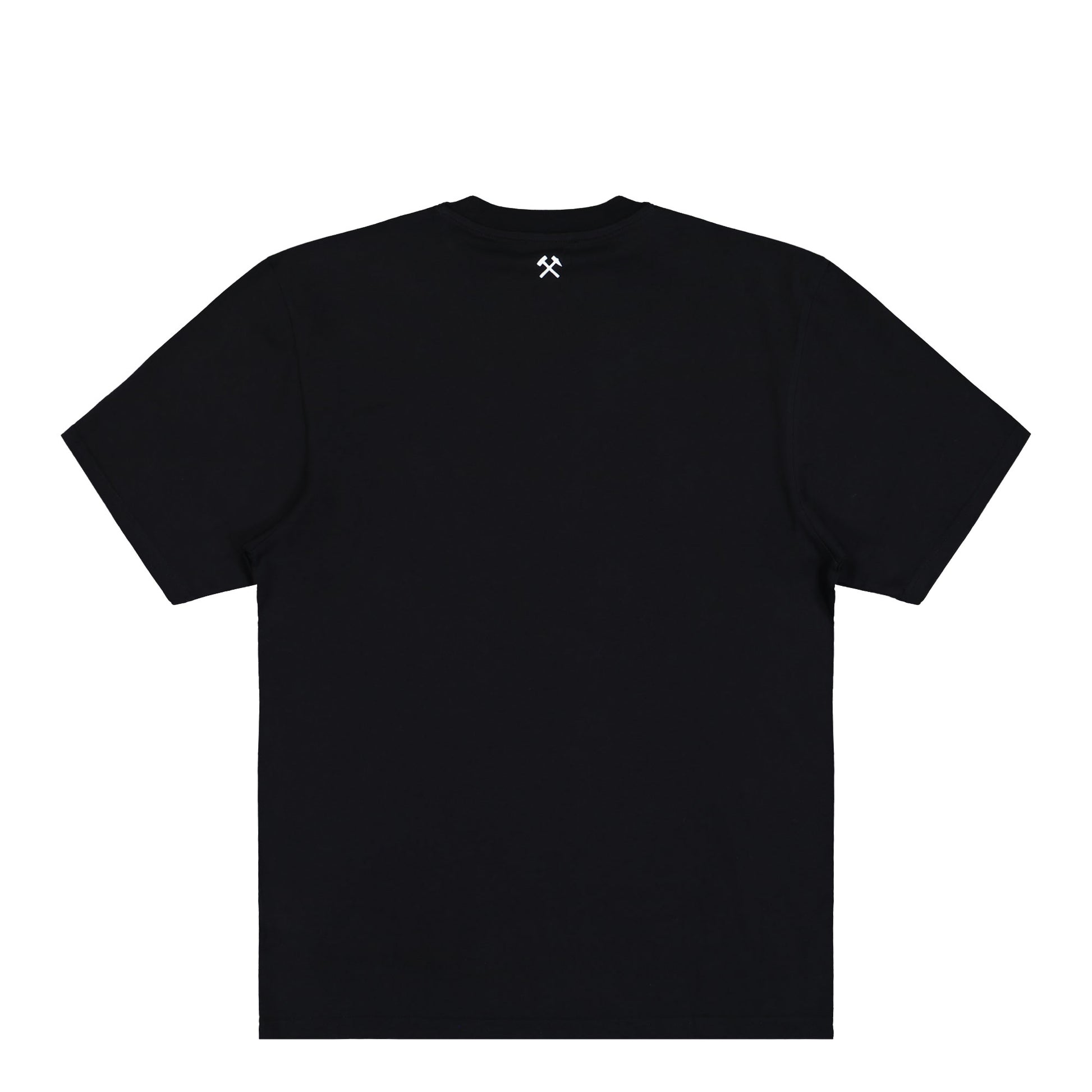 Gmbh T-Shirt With Embroidered Cut Out Logo Black T-Shirts Cut Out Logo Tee1 Detail View 2 | GATE