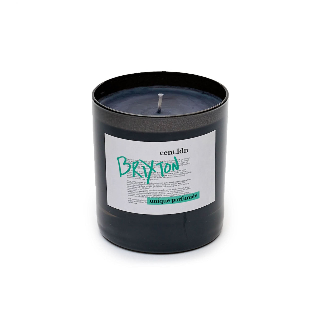 cent.ldn Brixton Perfumed Candle Black Detail view 1 | Gate