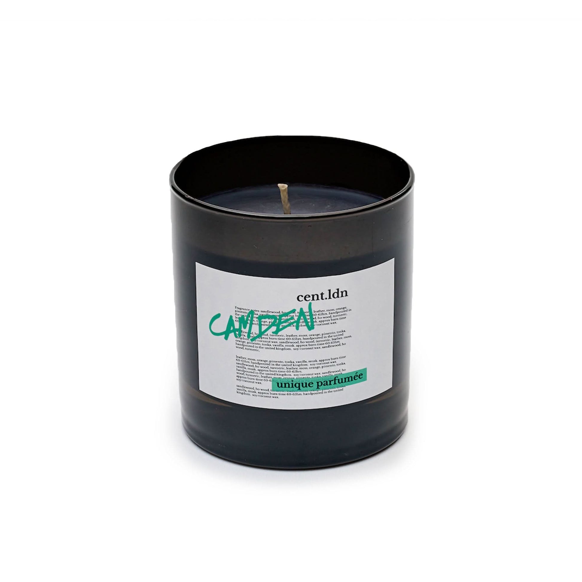 cent.ldn Camden Perfumed Candle Black Detail view 1 | Gate