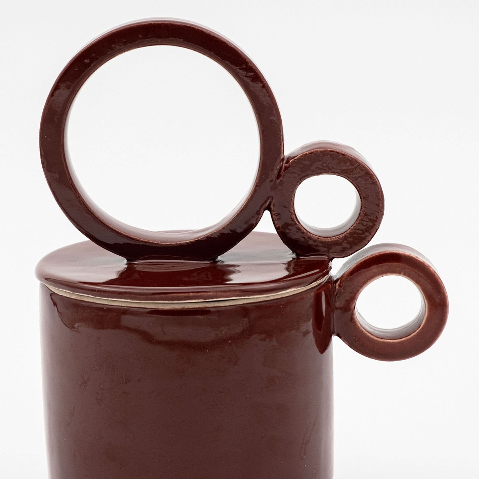 C'era Terra Cup Candle Brown Detail view 3 | Gate