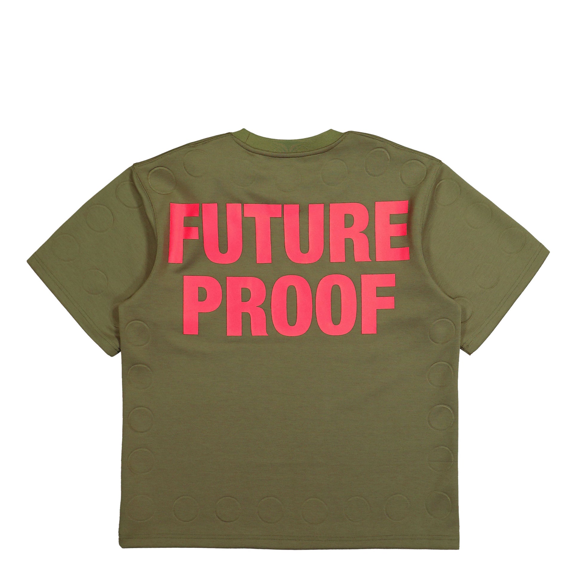 Walter Van Beirendonck Oversized Boxy Tee Olive Detail view 2 | Gate