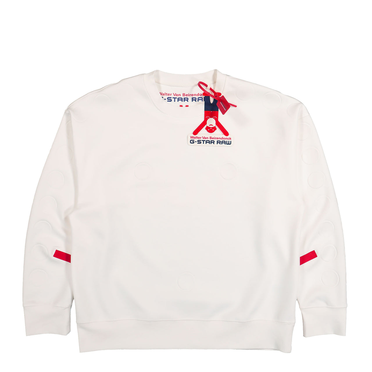 Walter Van Beirendonck Oversized Sweat LS White Detail view 1 | Gate