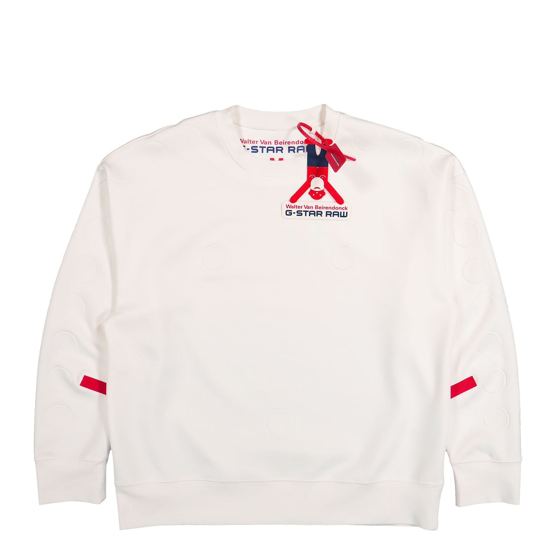 Walter Van Beirendonck Oversized Sweat LS White Detail view 1 | Gate