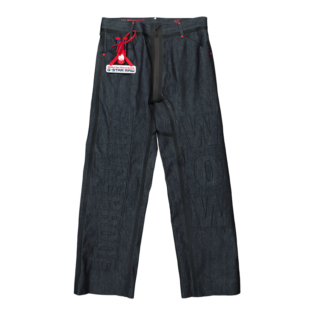 Walter Van Beirendonck Basic Jeans With Balls Blue Detail view 1 | Gate