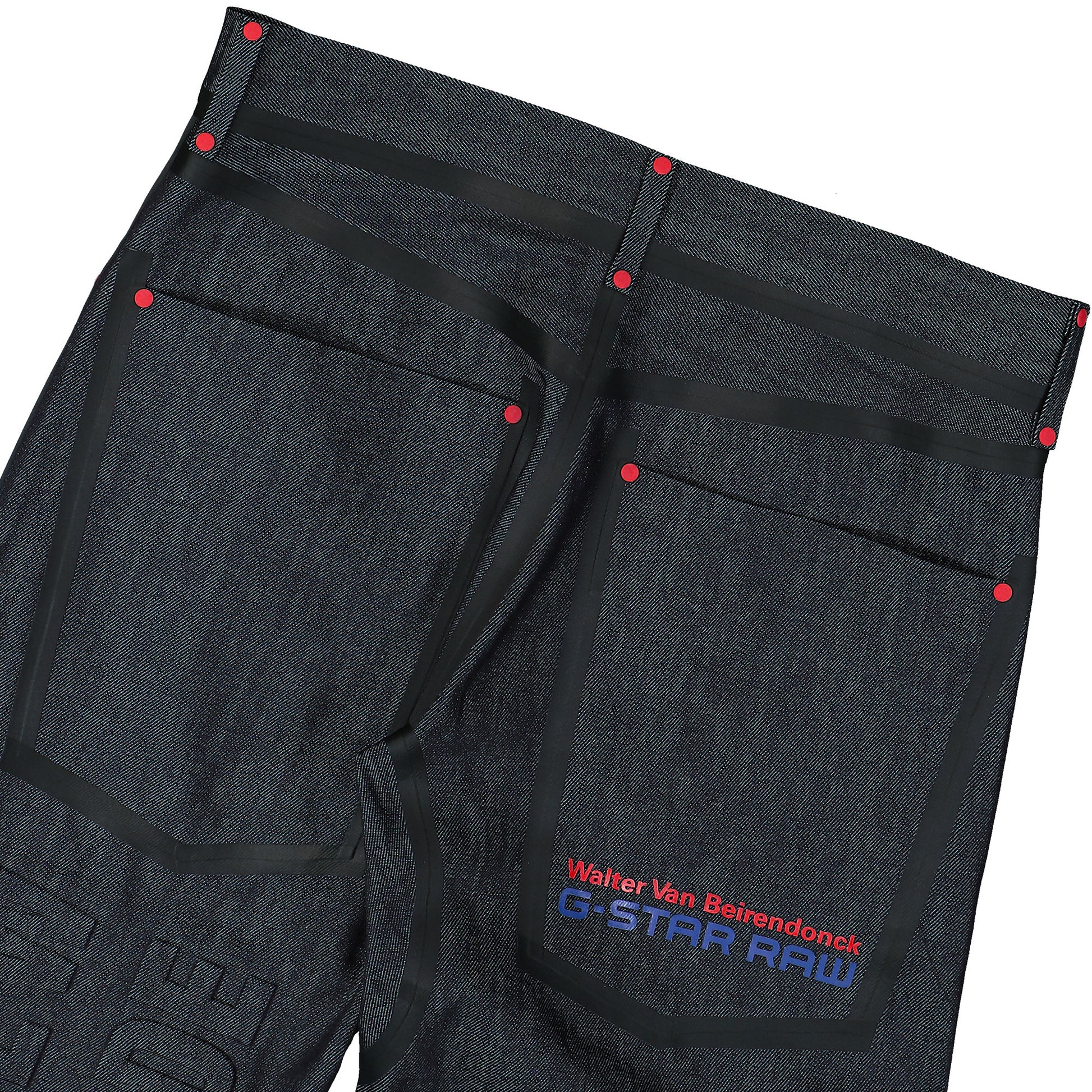 Walter Van Beirendonck Basic Jeans With Balls Blue Detail view 5 | Gate