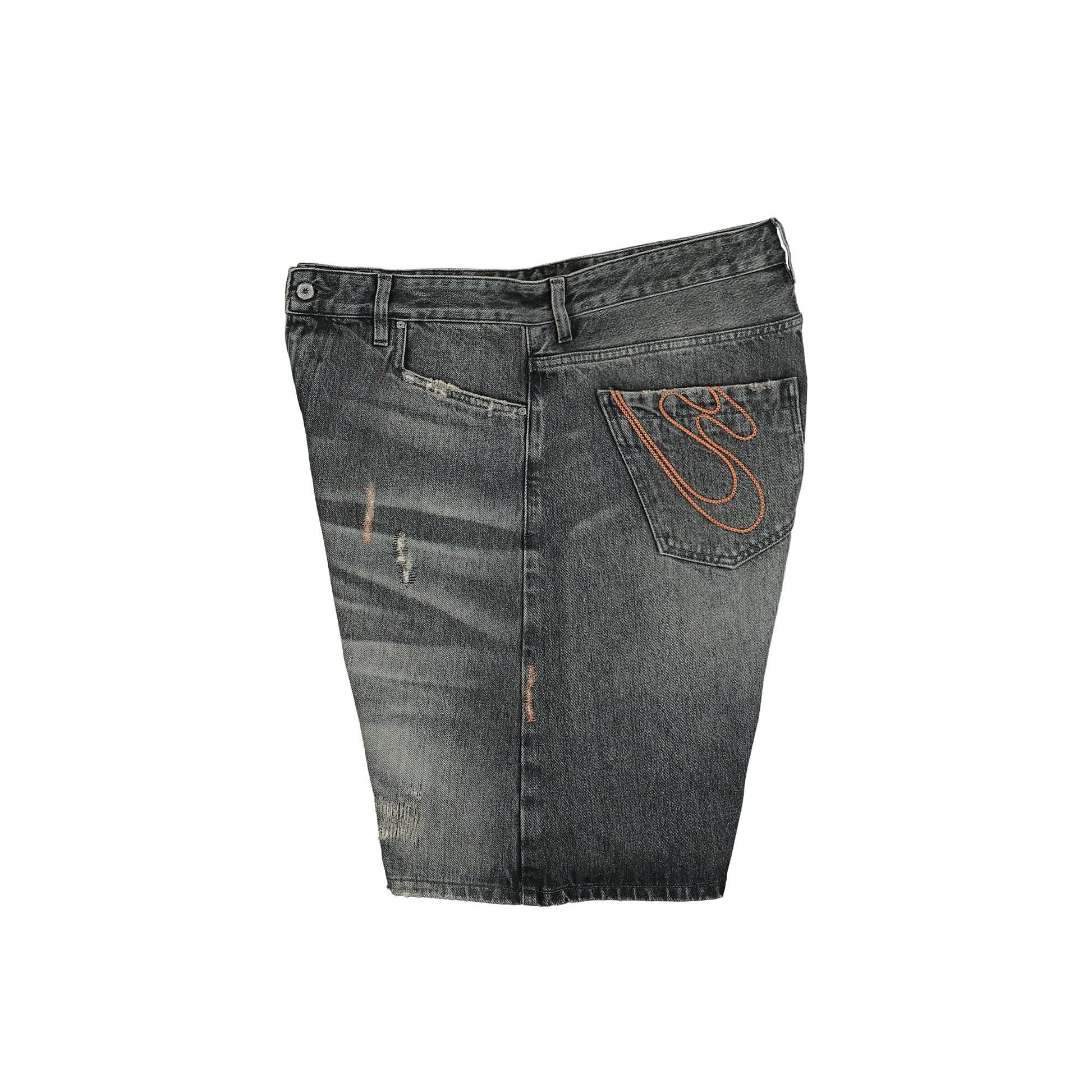 PDF Kilt Short Denim Black Detail view 3 | Gate