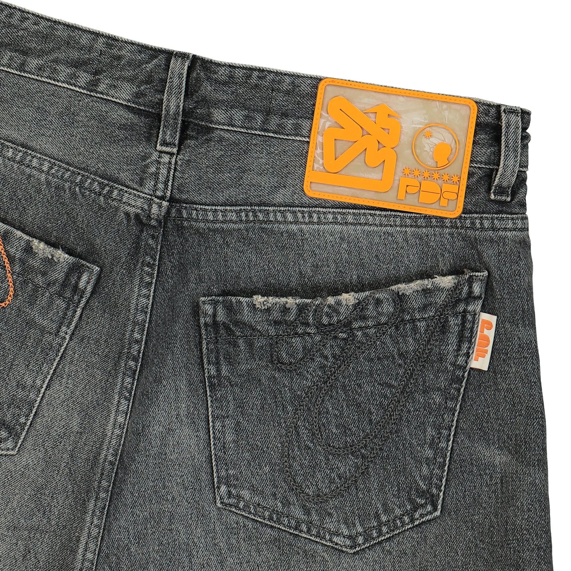 PDF Kilt Short Denim Black Detail view 5 | Gate