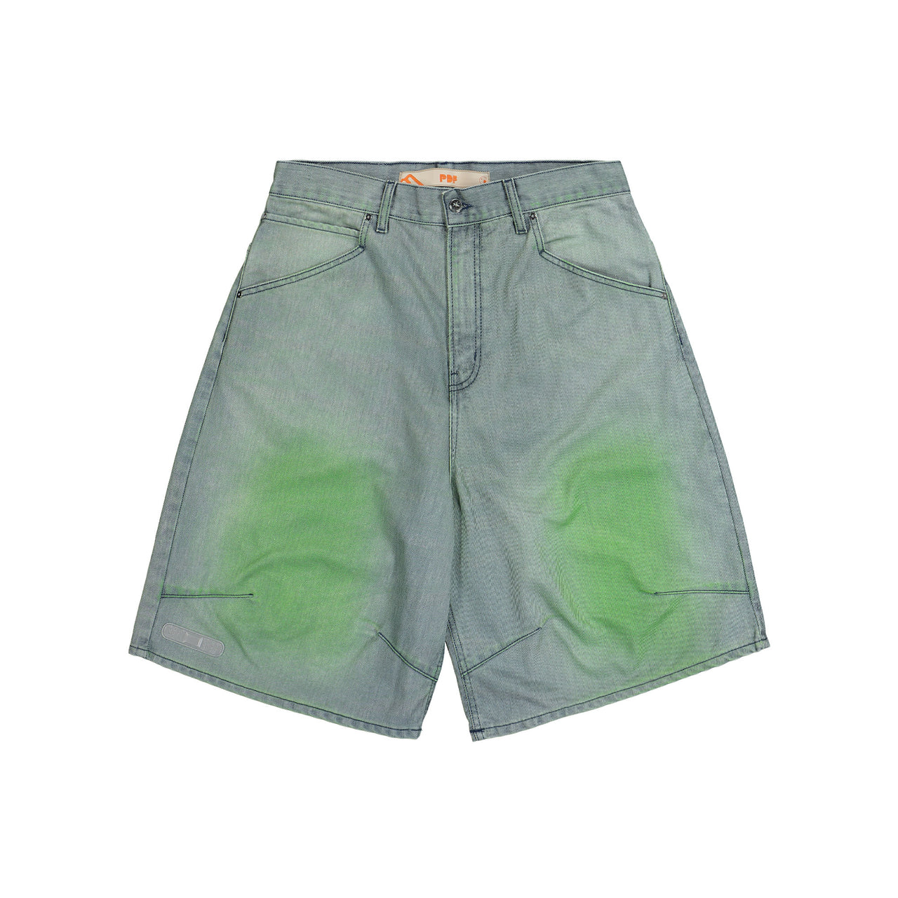 PDF Knee Short Green Detail view 1 | Gate