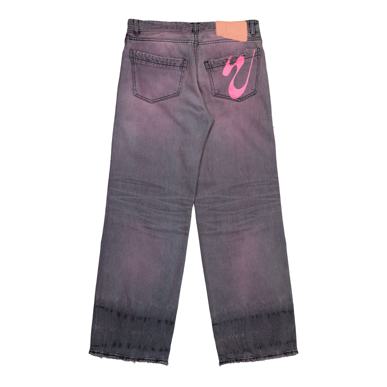 PDF Rich Kid Jeans Pink Denim Pant DFM03032DF119WHBLK / Pink | Overkill