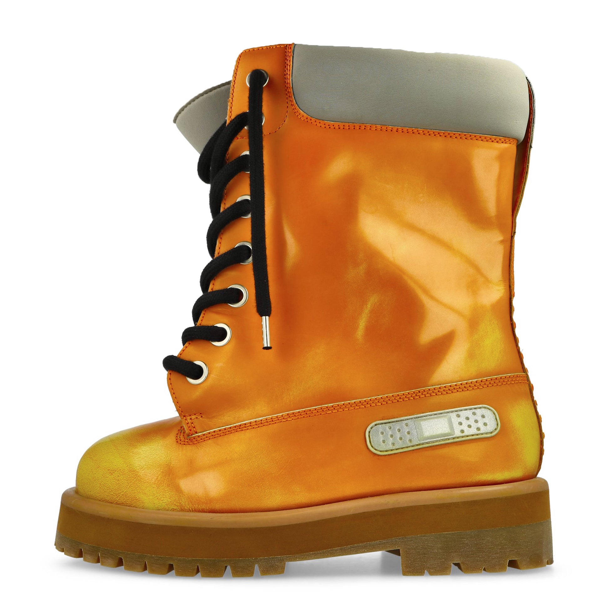 PDF Strada High Orange Orange Sneaker Detail view 1 | Gate