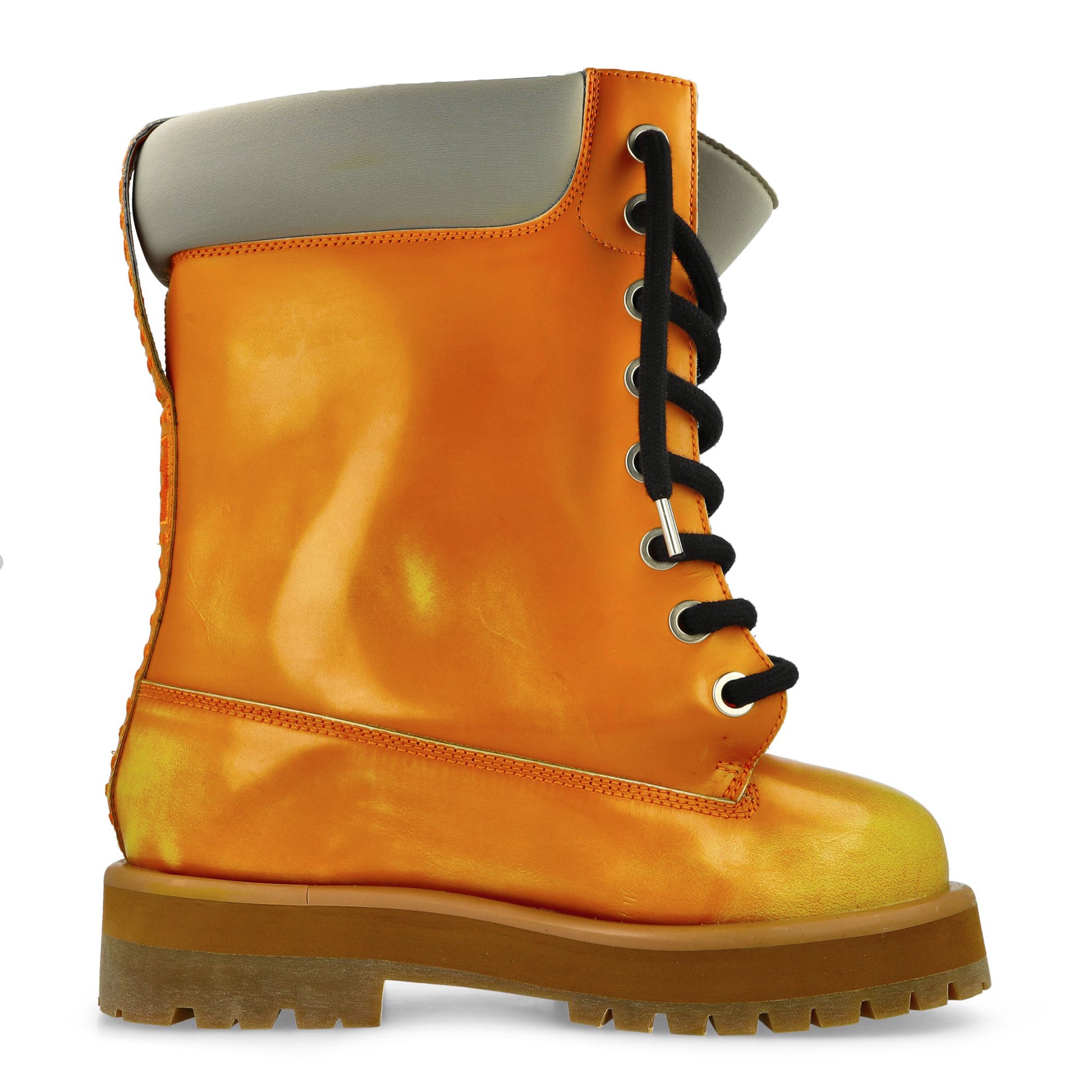 PDF Strada High Orange Orange Sneaker Detail view 2 | Gate