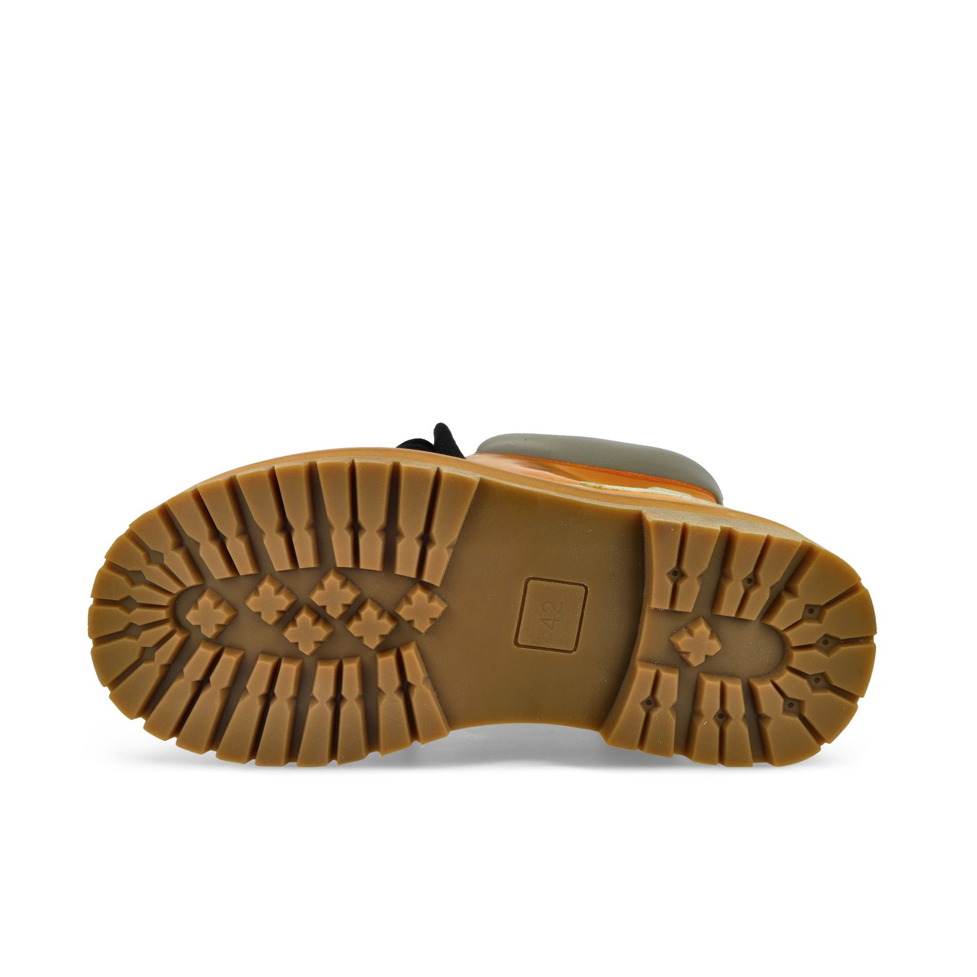 PDF Strada High Orange Orange Sneaker Detail view 6 | Gate