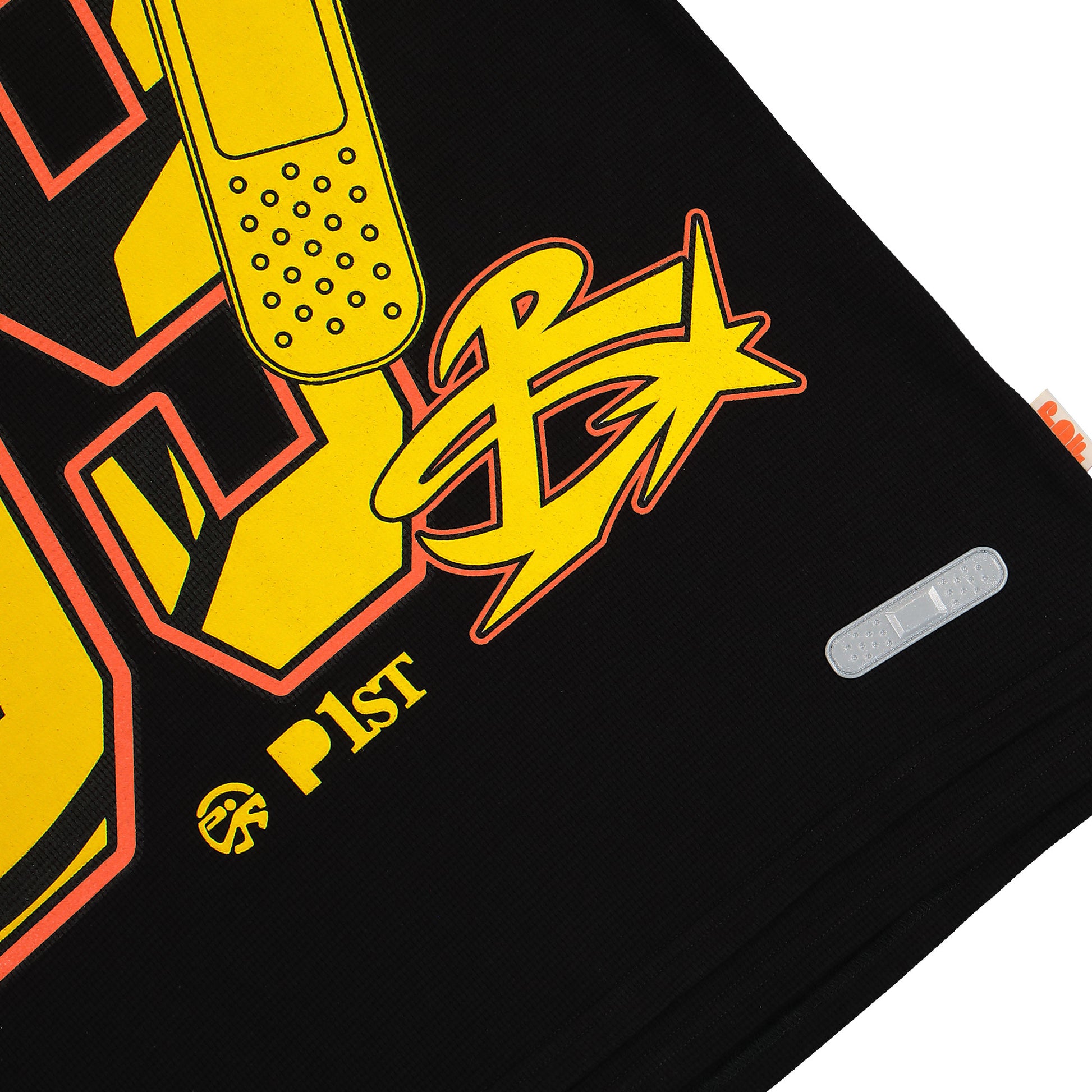 PDF 39 Waffle Tee Black Detail view 5 | Gate