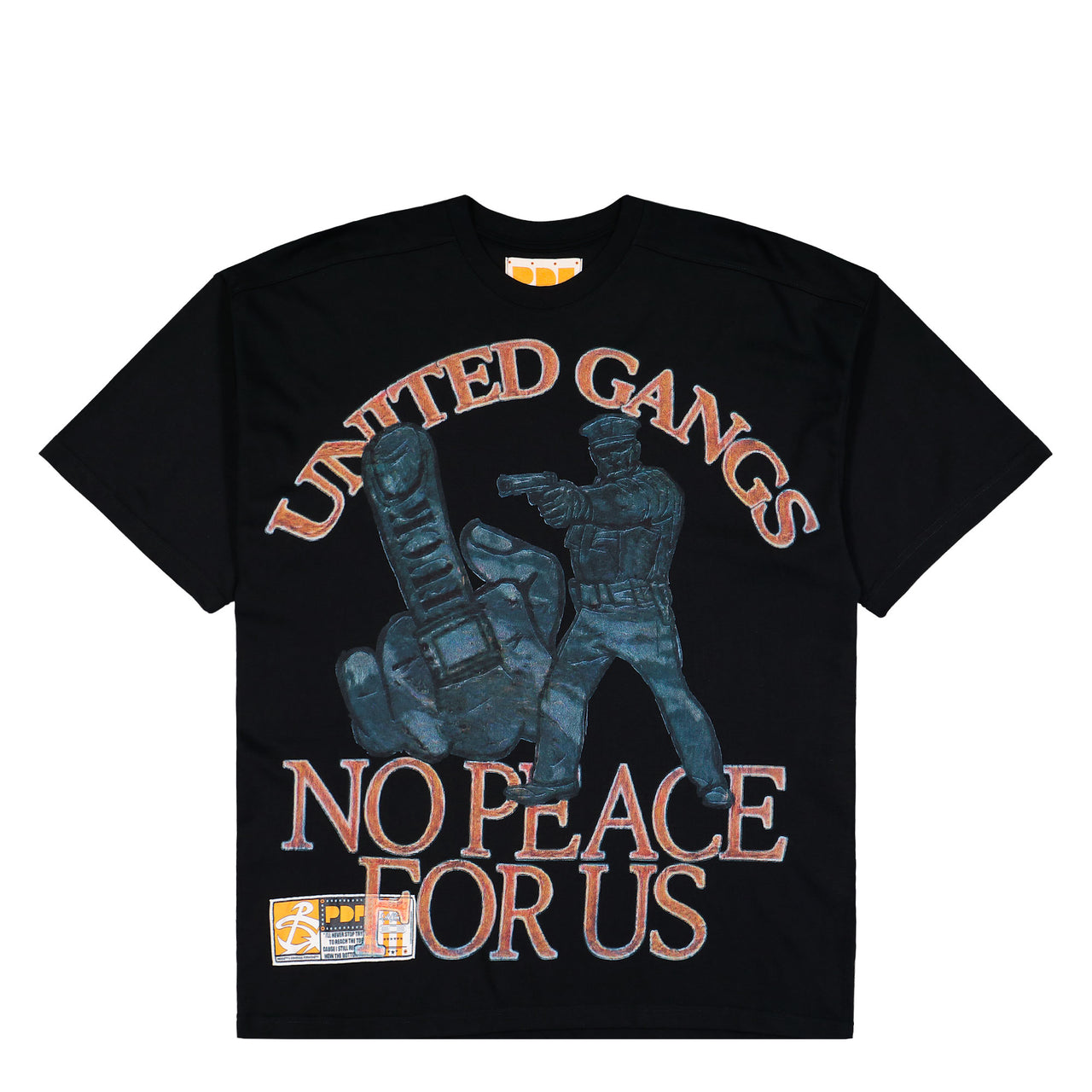 PDF The Boy Gangs Tee Black T-Shirt DFM54029TJ110BK/GA / Black | Overkill