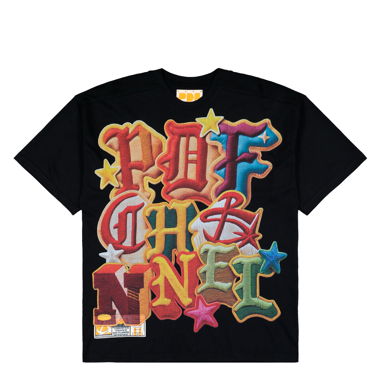 PDF The Boy PDF Color Tee Black T-Shirt DFM54029TJ110BK/PC / Black | Overkill