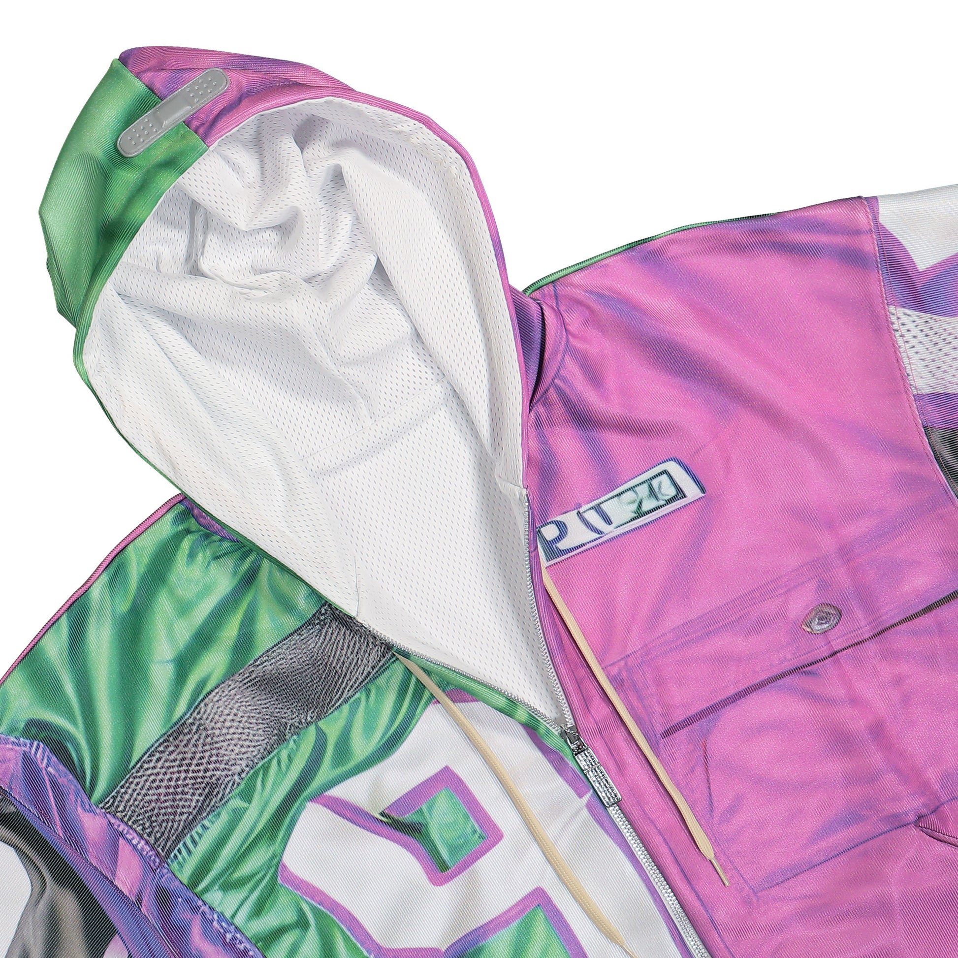 PDF Patchwork Hoodie Multicolor Detail view 3 | Gate