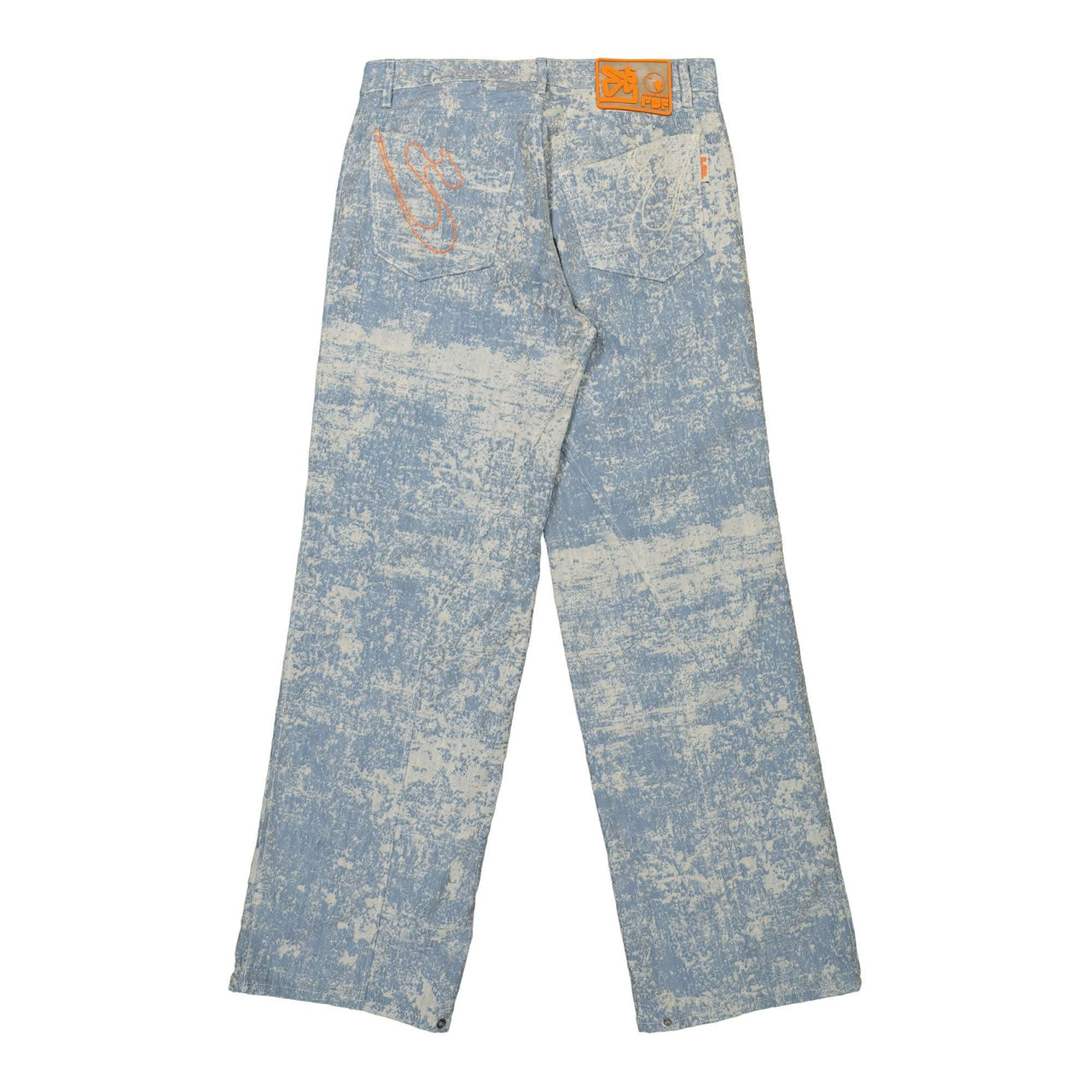PDF Dust Pants Premium Denim Blue,Beige Detail view 1 | Gate