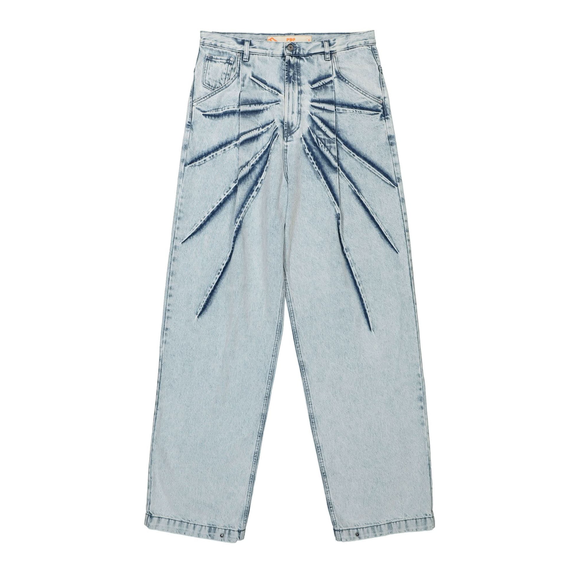 PDF P Pants Light Blue Stripes Blue Detail view 1 | Gate