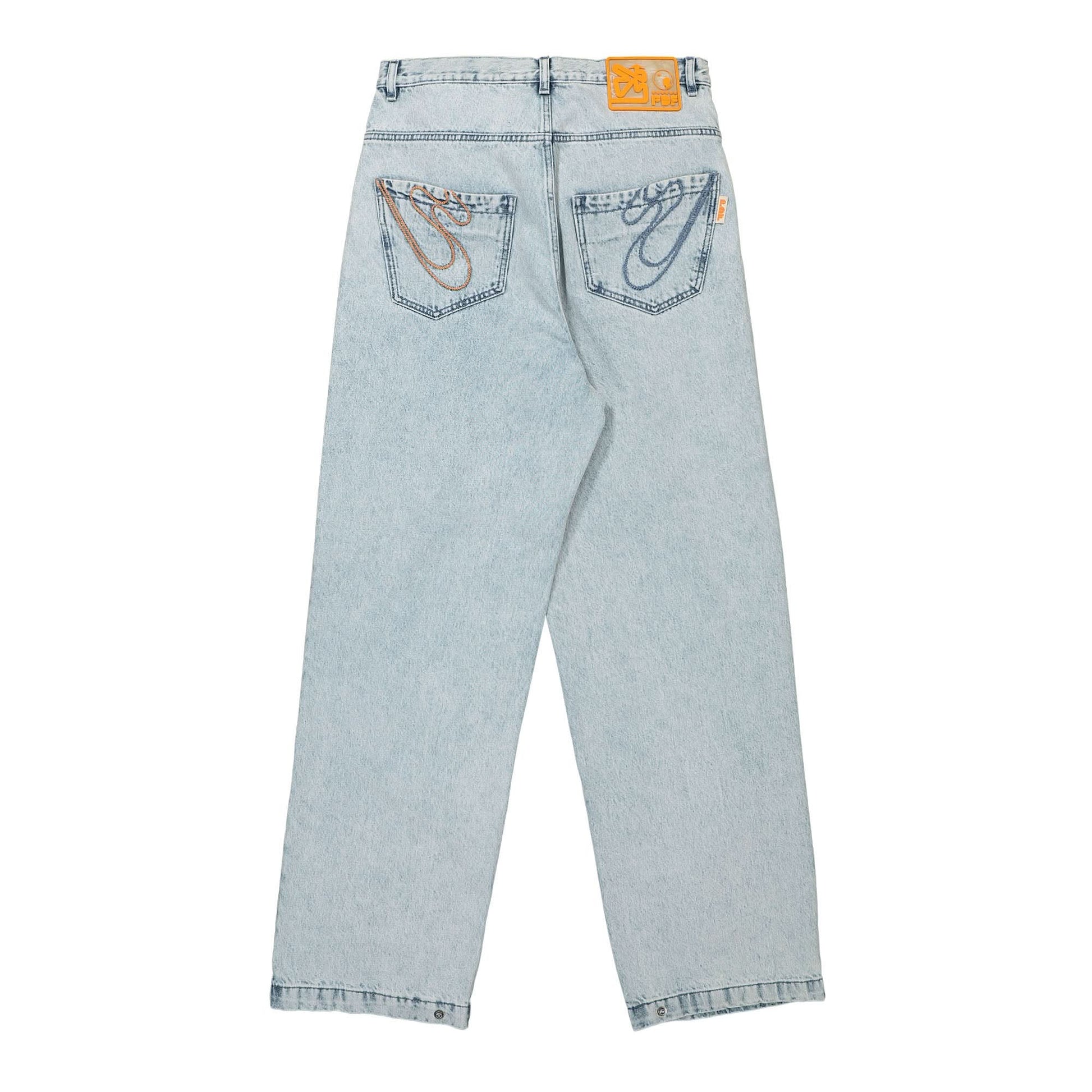 PDF P Pants Light Blue Stripes Blue Detail view 2 | Gate